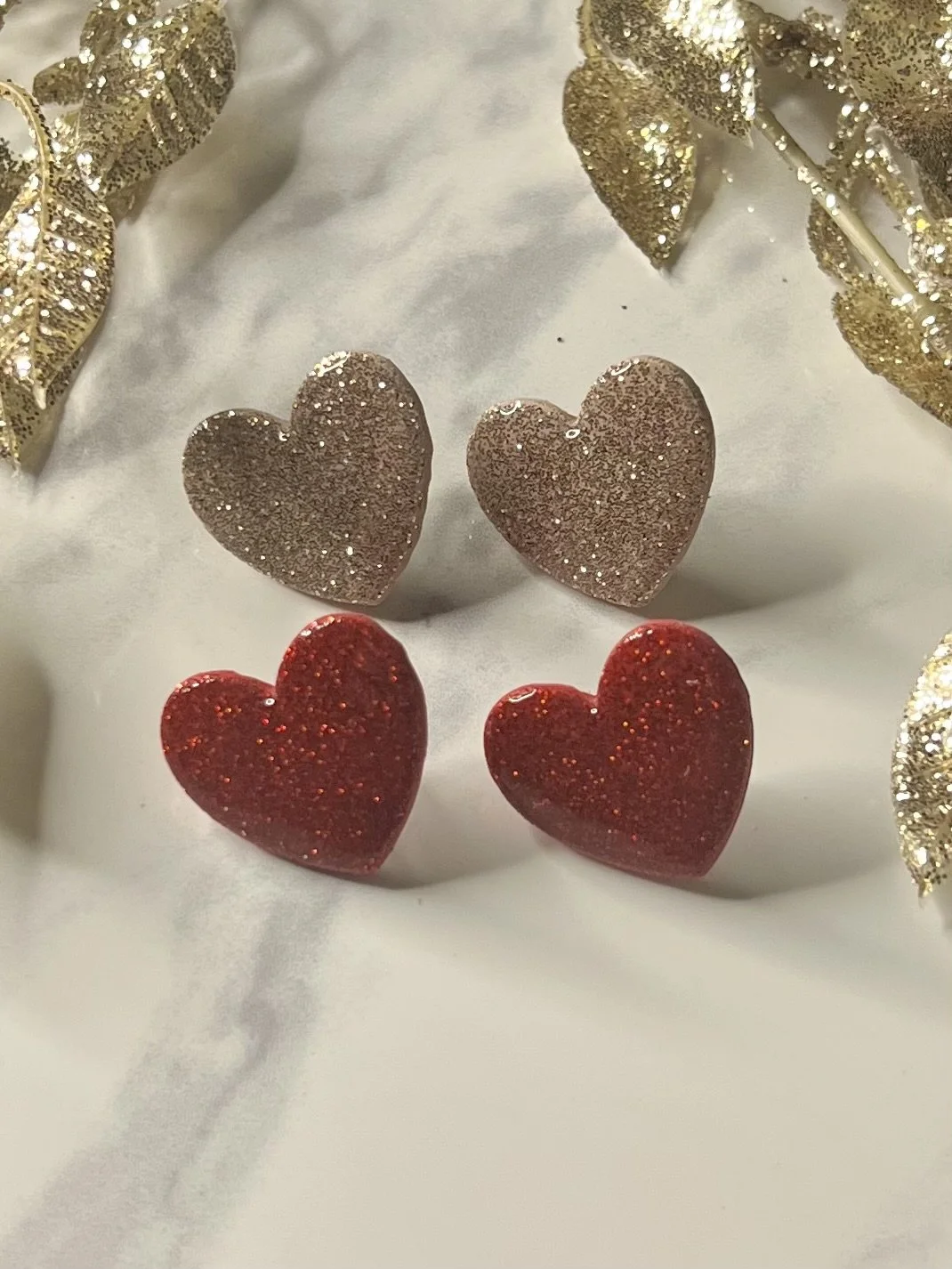 Large(er) Heart Studs