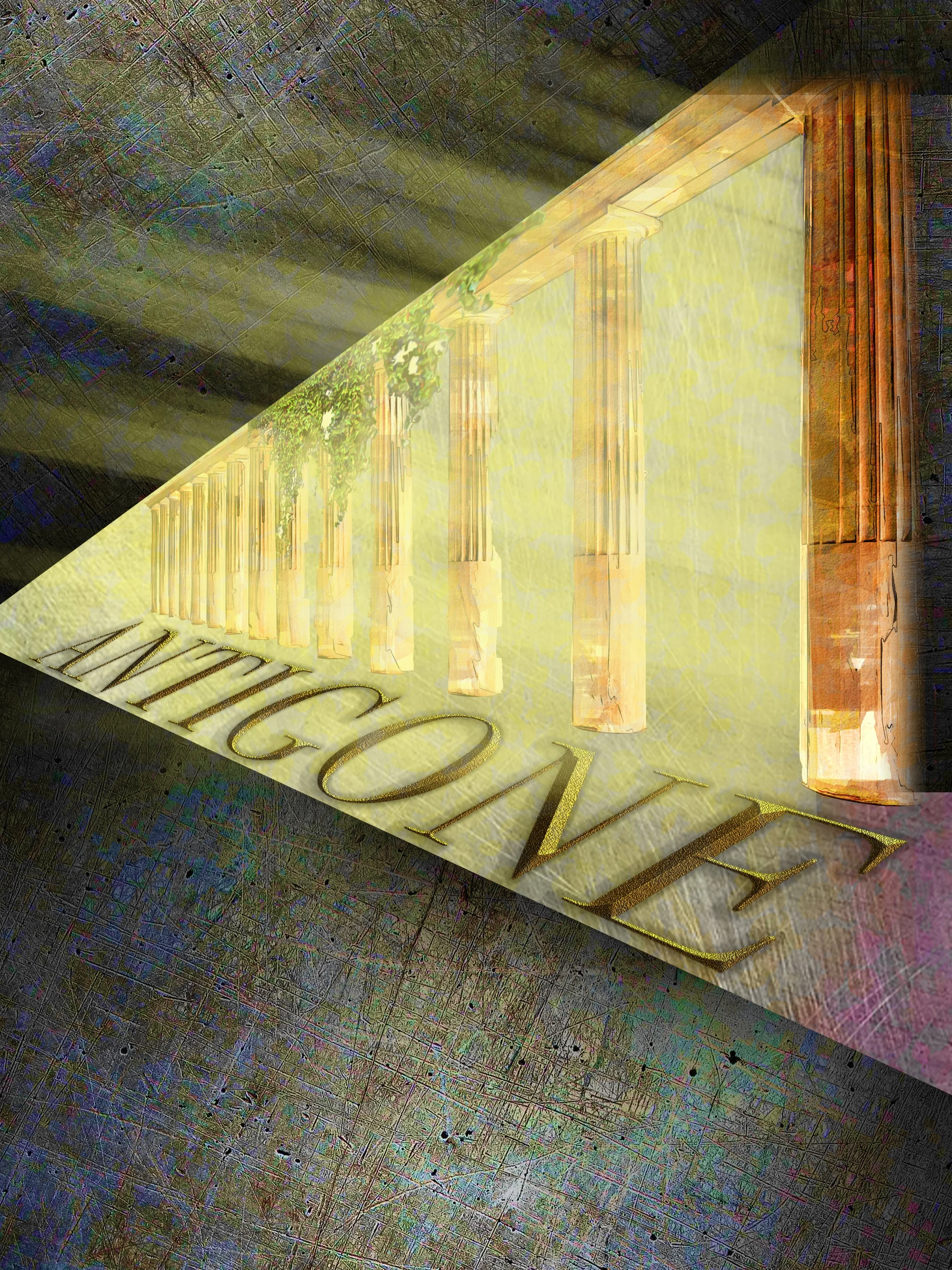 Antigone poster designed by Rachel Rose Roberts