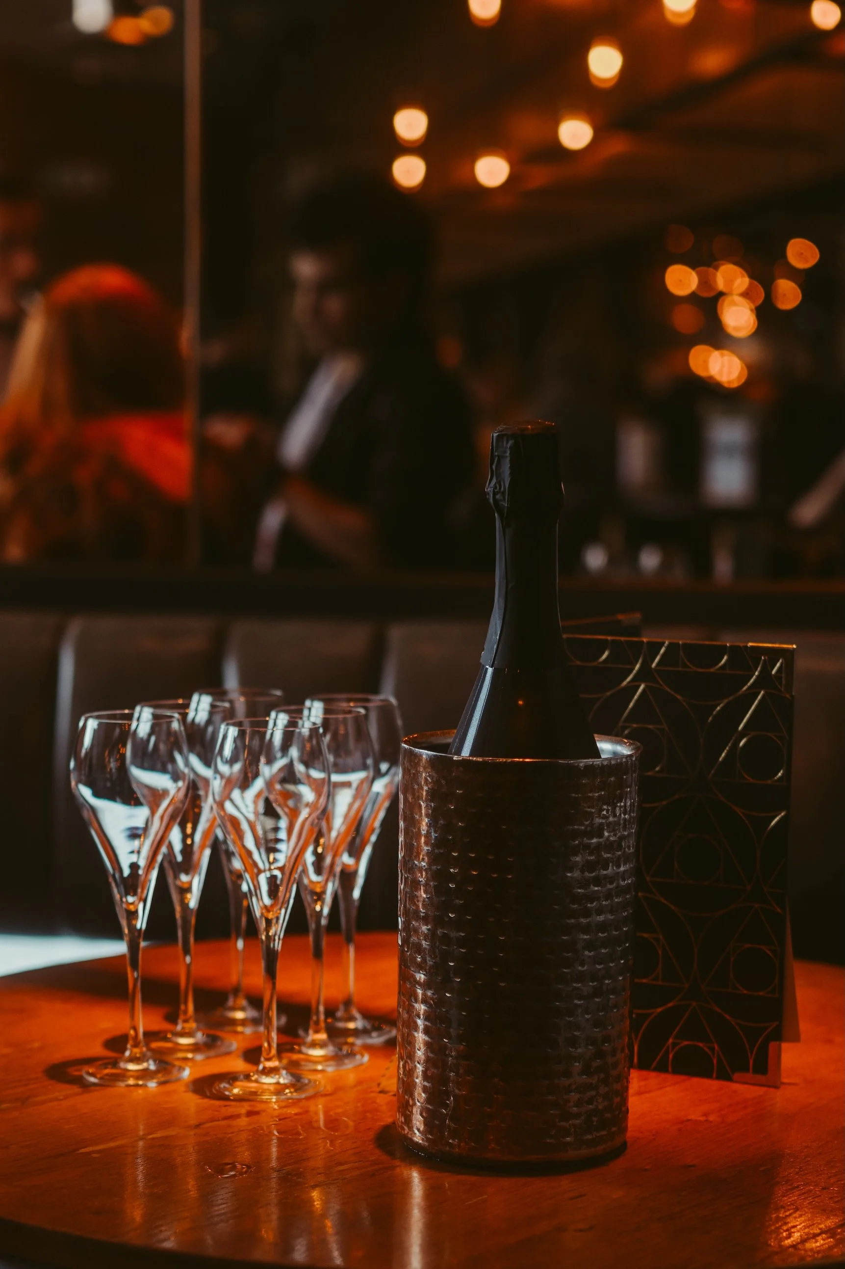 Champagne at The Alchemist - celebration events, branding, bar nights, club nights, openings.