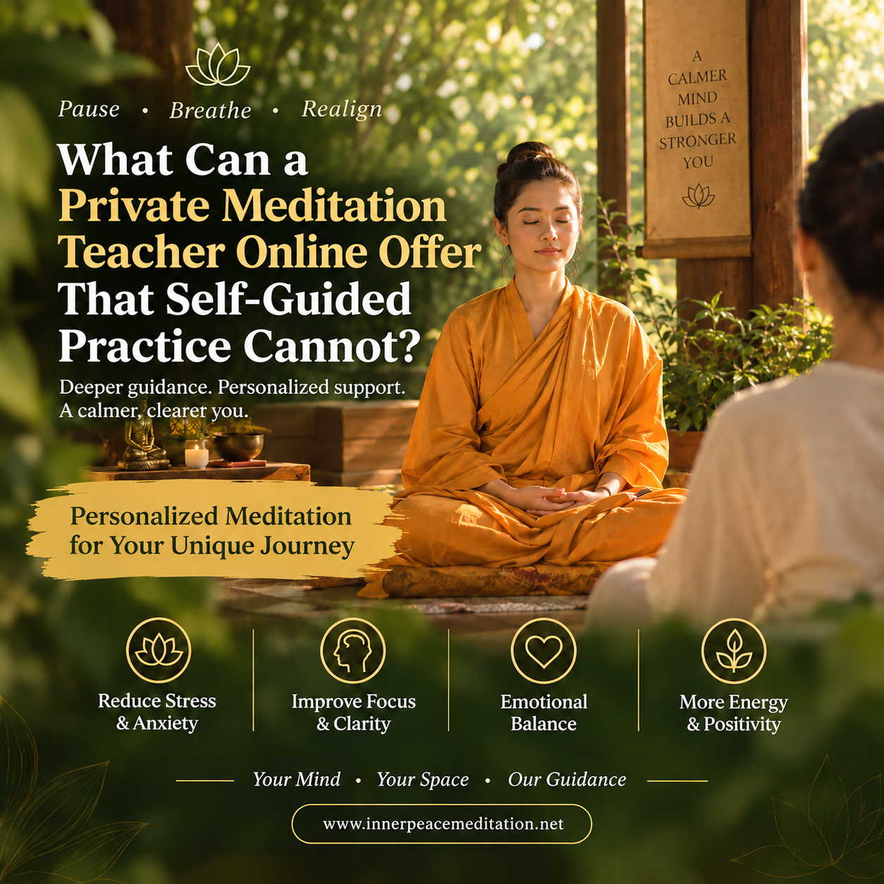 What Can a Private Meditation Teacher Online Offer That Self-Guided Practice Cannot?