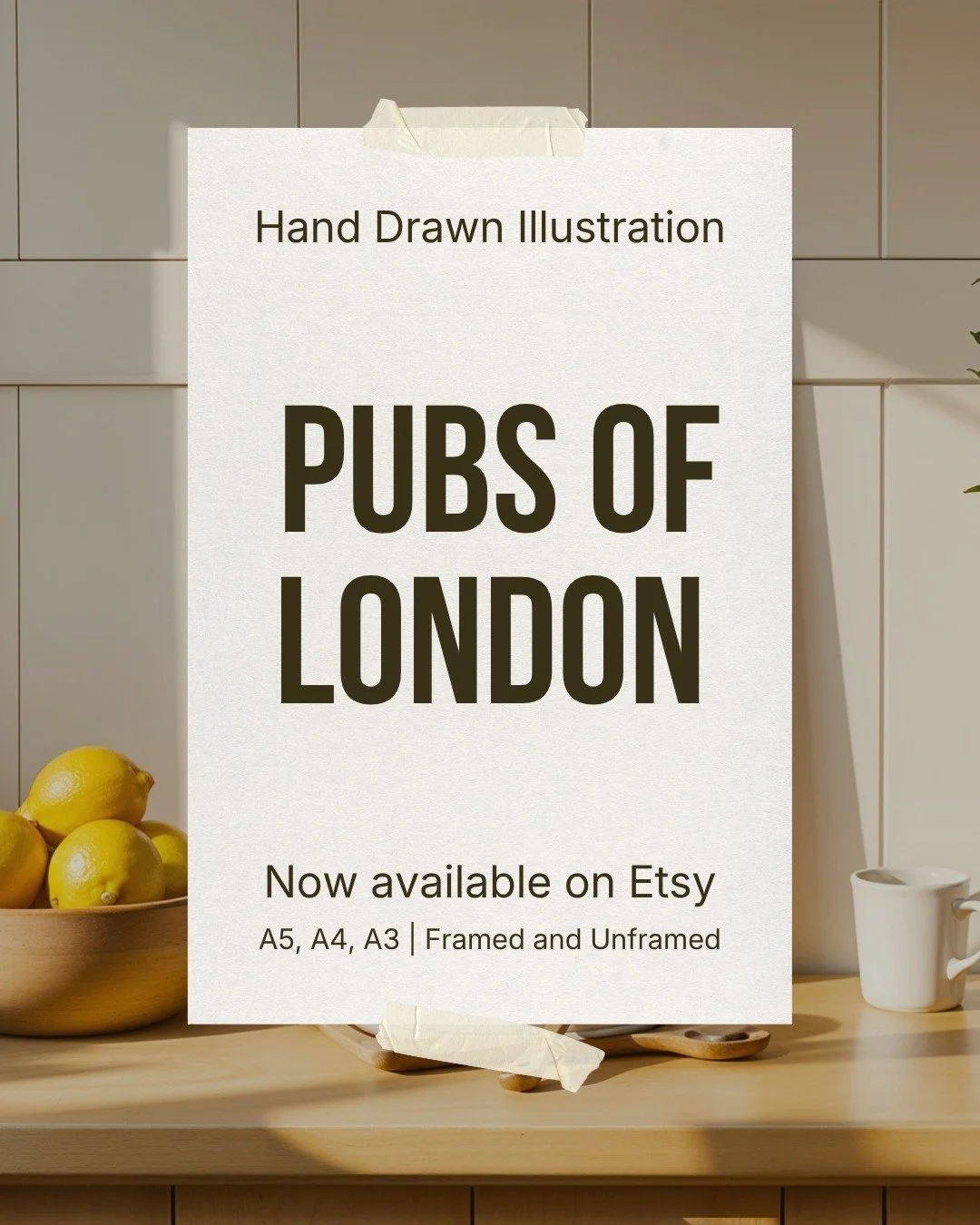 Very happy to announce that my new 'Pubs of London' series is now uploaded and available to buy on my Etsy shop!

Each print features a selection of an area's best know pubs. So far the collection includes, Chelsea, Wimbledon, Wandsworth, and Streath