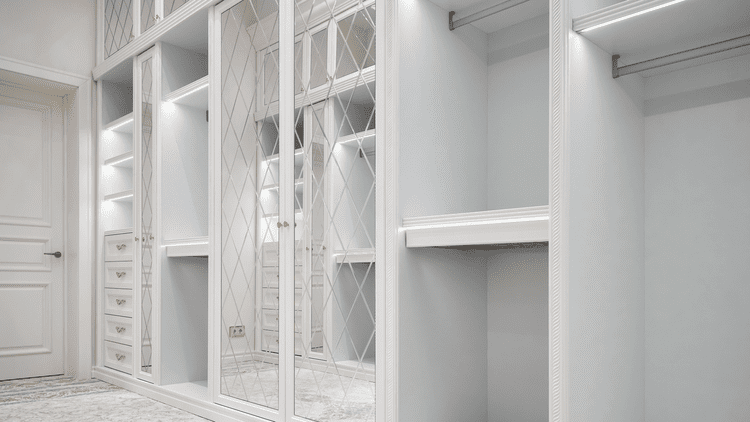 Custom closet cabinetry by Hester Family Millwork