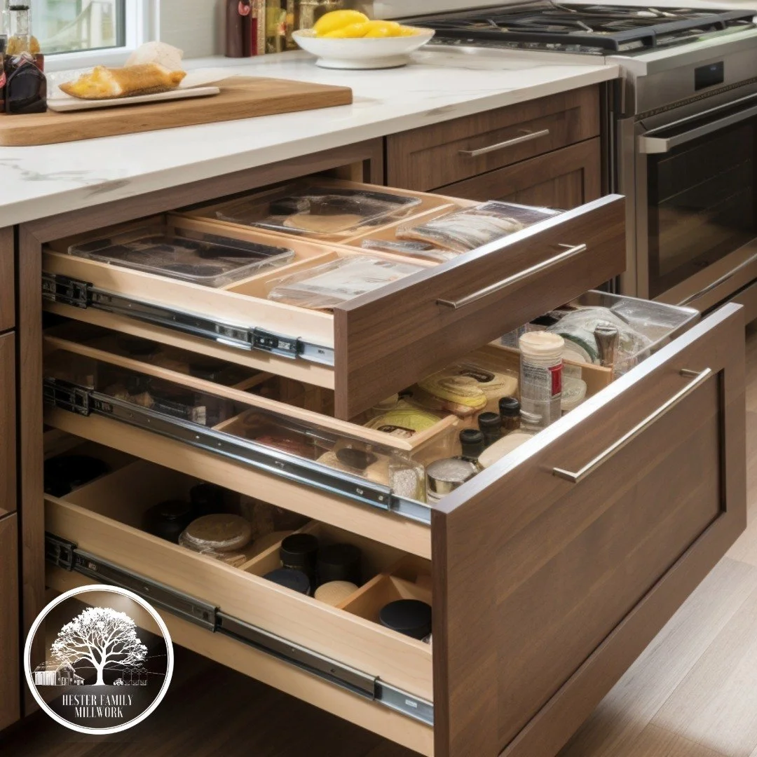 ✨ Smart Design for Small Spaces ✨ No room to waste? We&rsquo;ve got you covered! HFM cabinetry offers built-in storage that maximizes every inch. Think pull-out trays, hidden drawers, and creative shelving. 🛠️

What&rsquo;s your favorite storage sol