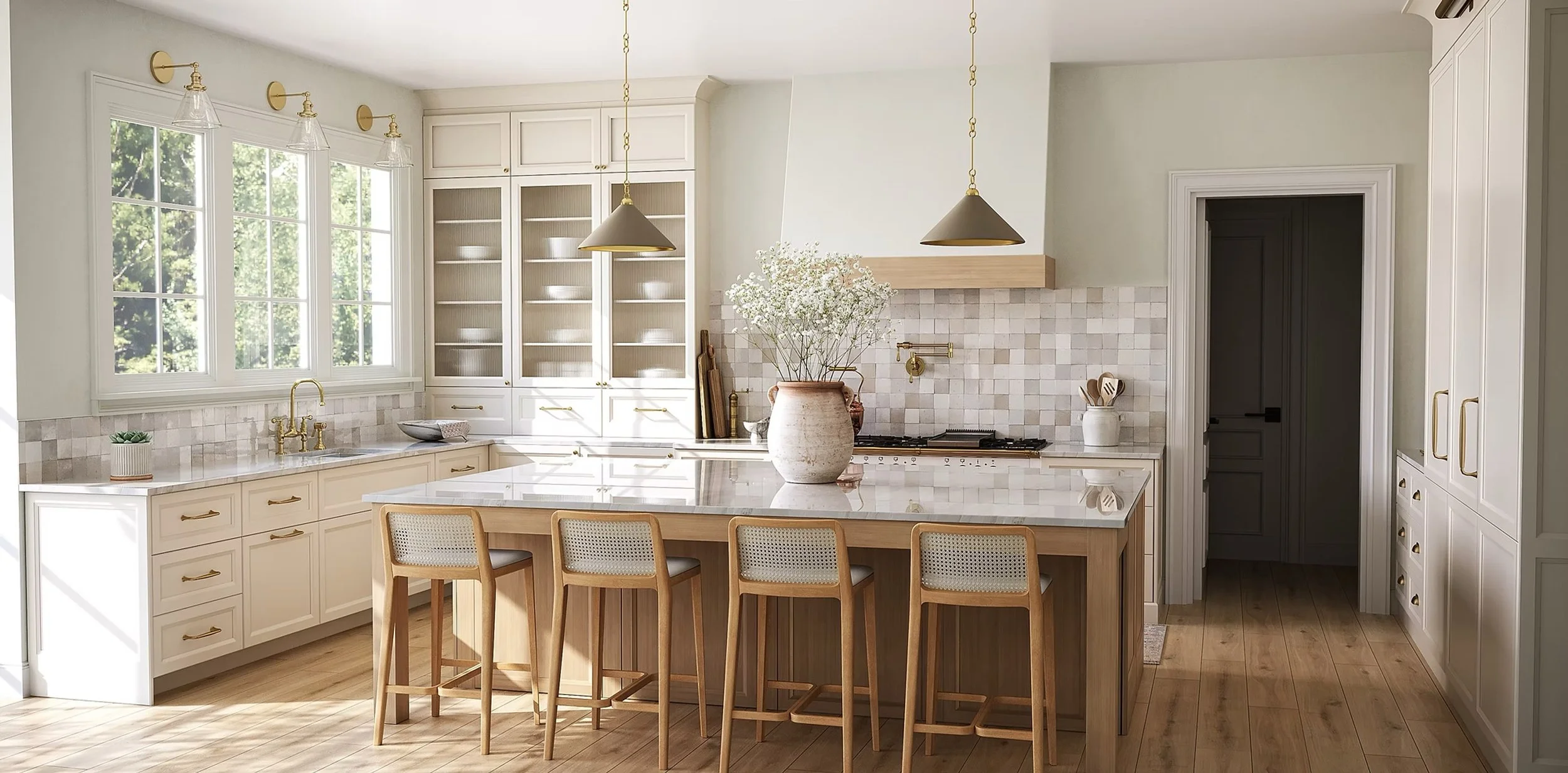 Why White Kitchens Are Softening