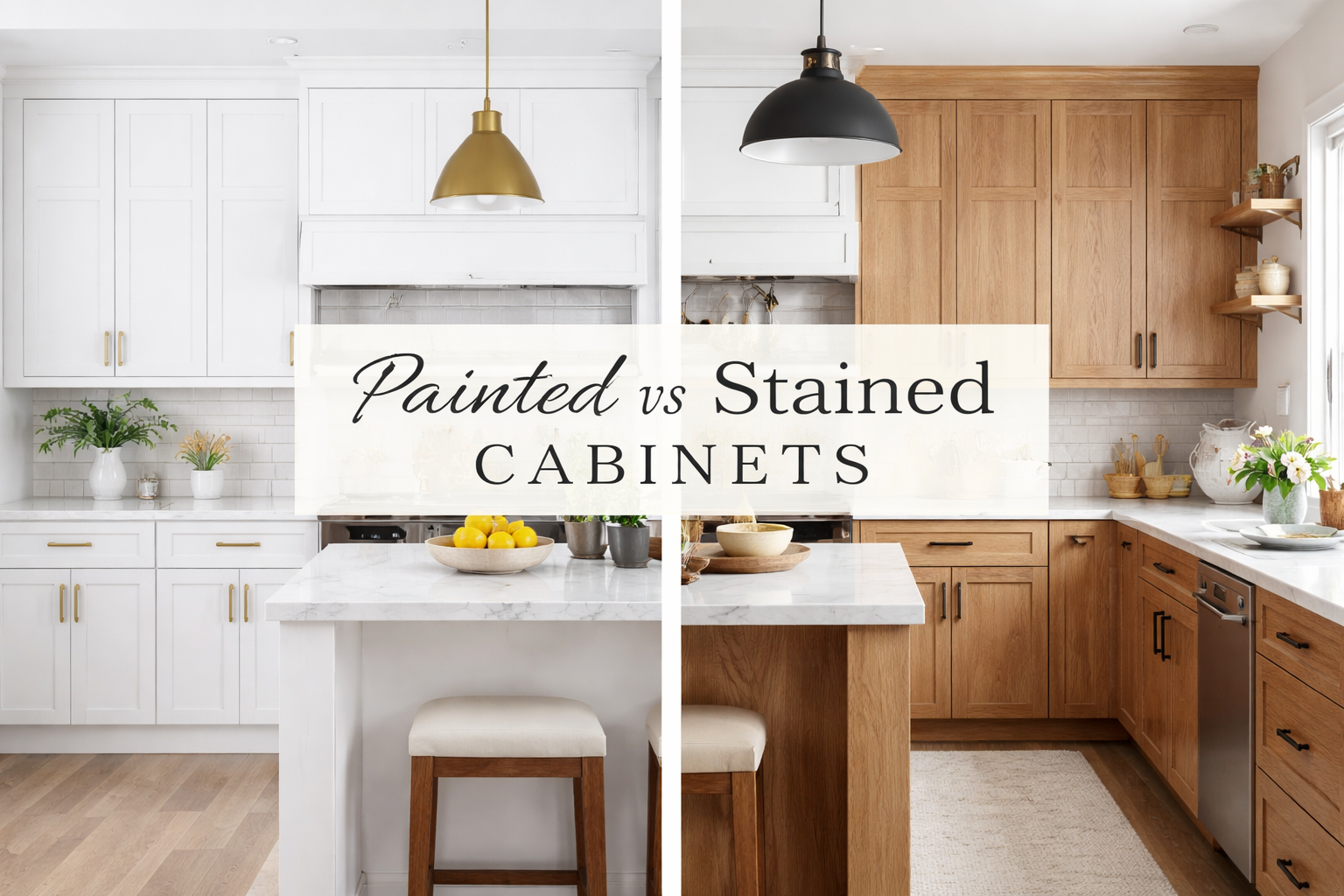 Painted vs Stained Cabinets: Which Lasts Longer?