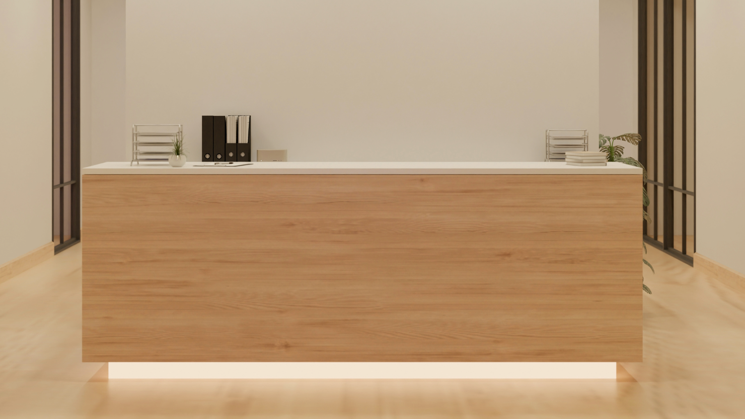 Reception desk cabinetry in Gainesville GA