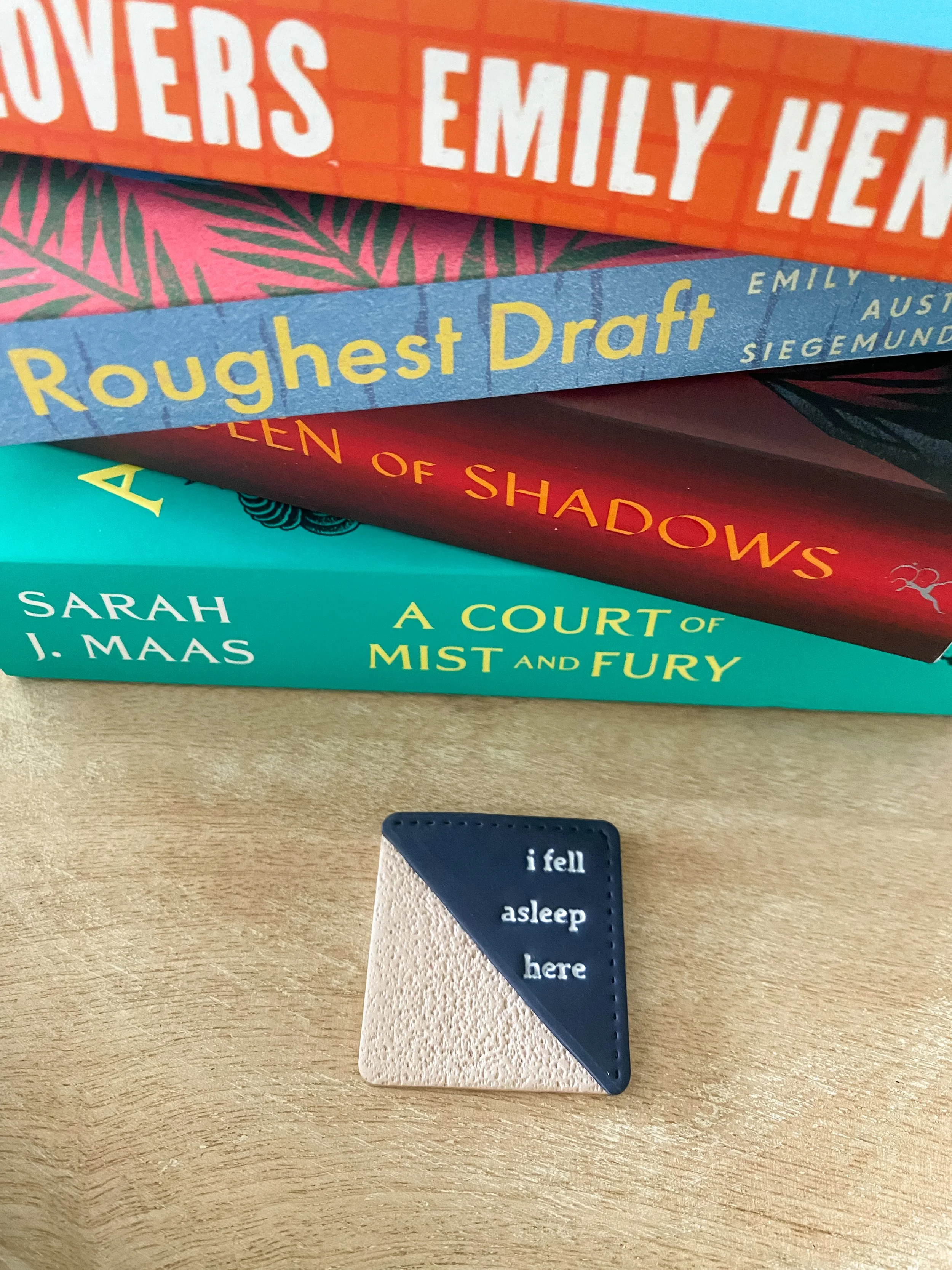 Handmade polymer clay corner bookmarks for book lovers. Unique, bookish reading accessories crafted by Sunny Creek Clay. Perfect gifts for avid readers and teachers.