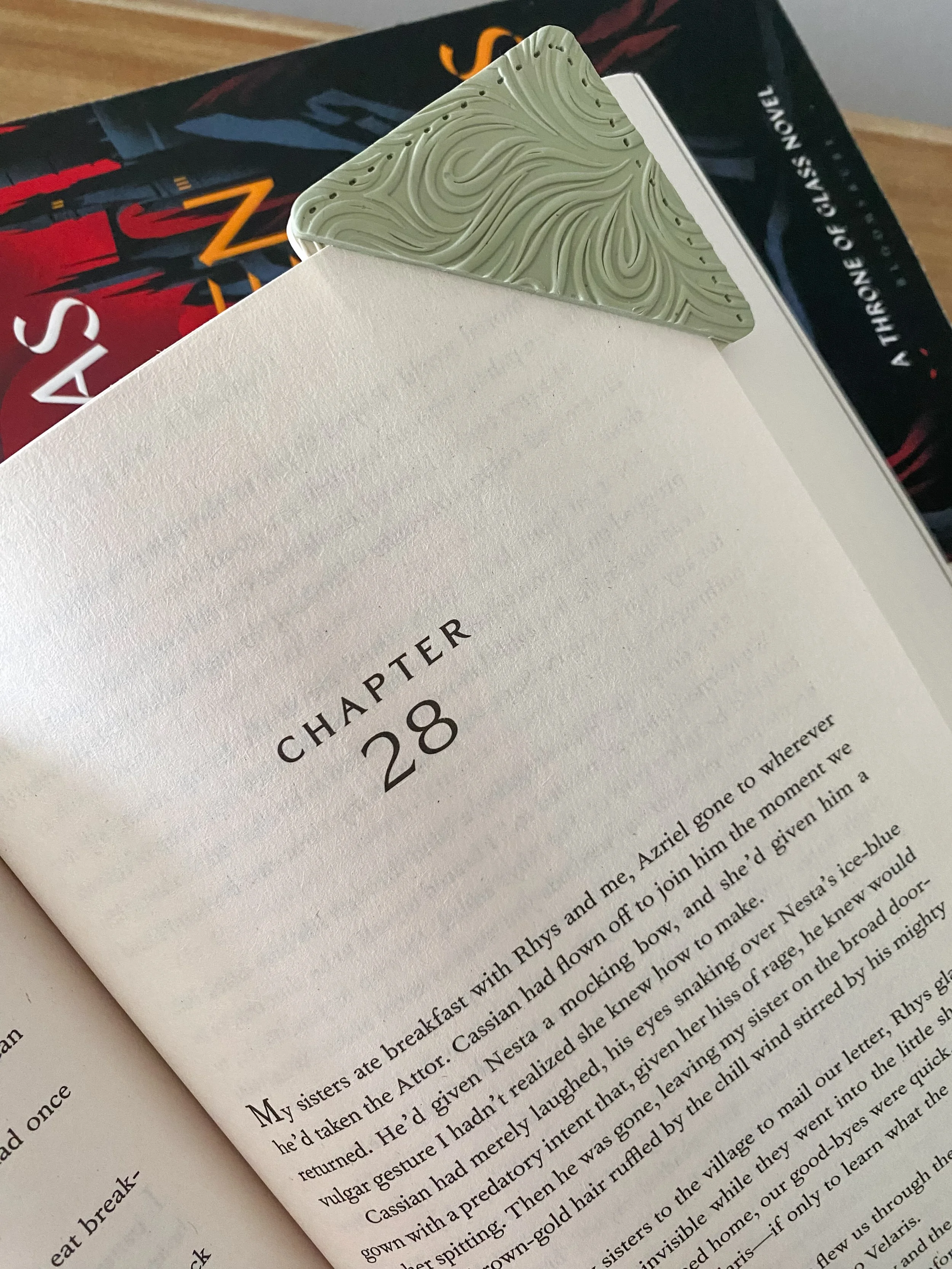 Handmade polymer clay corner bookmarks for book lovers. Unique, bookish reading accessories crafted by Sunny Creek Clay. Perfect gifts for avid readers and teachers.