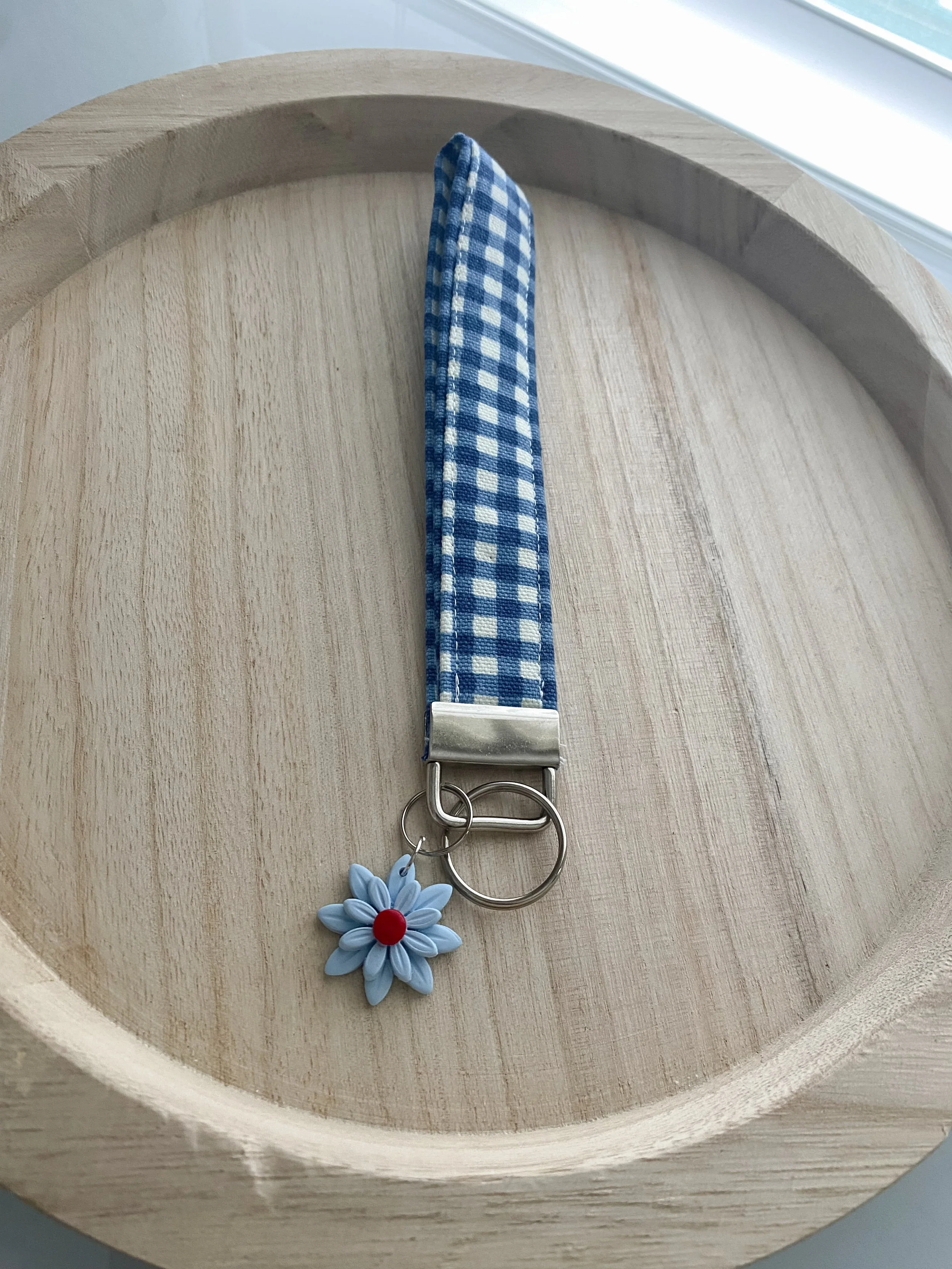 handmade cloth wristlet polymer clay