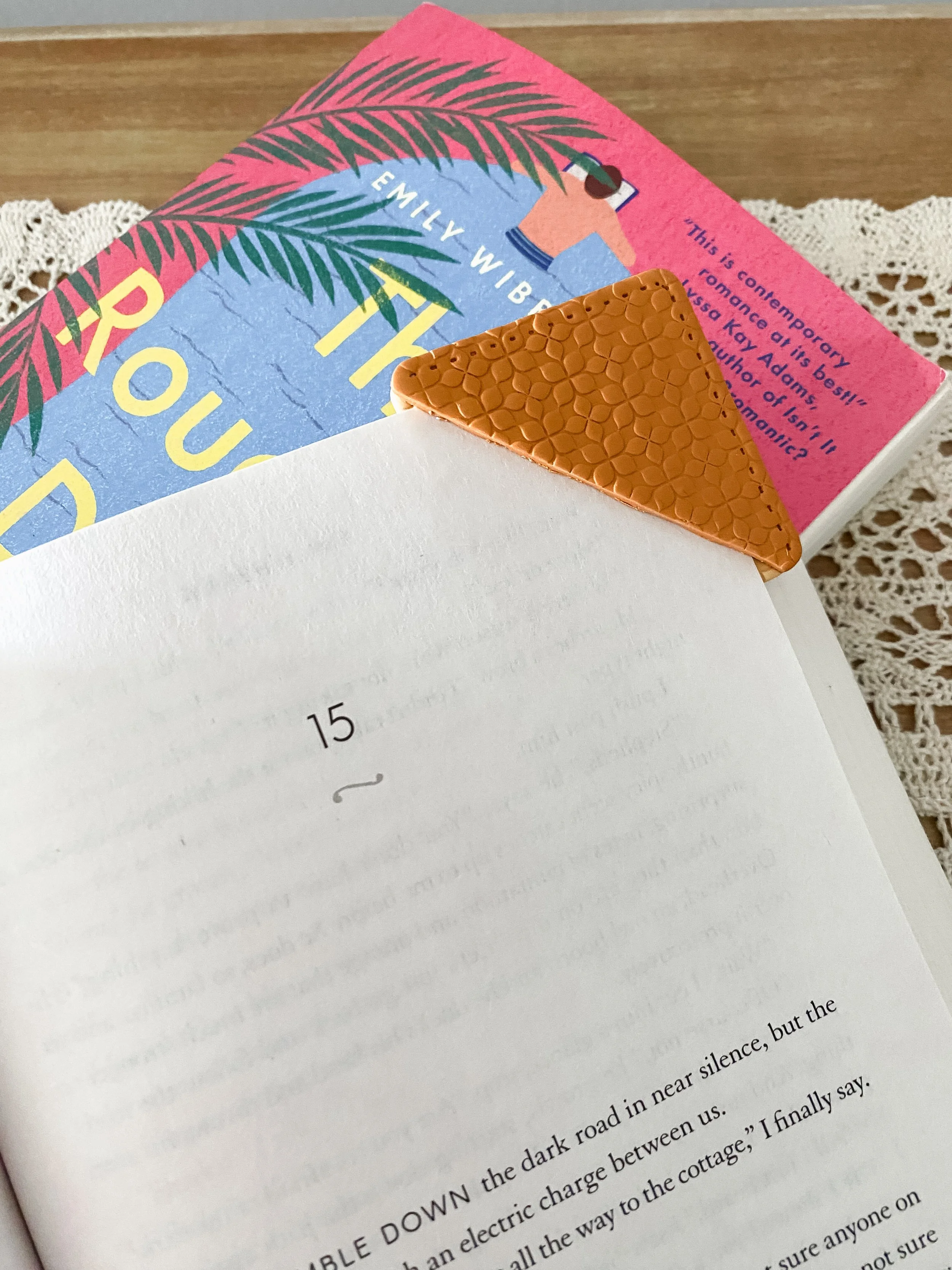 Handmade polymer clay corner bookmarks for book lovers. Unique, bookish reading accessories crafted by Sunny Creek Clay. Perfect gifts for avid readers and teachers.