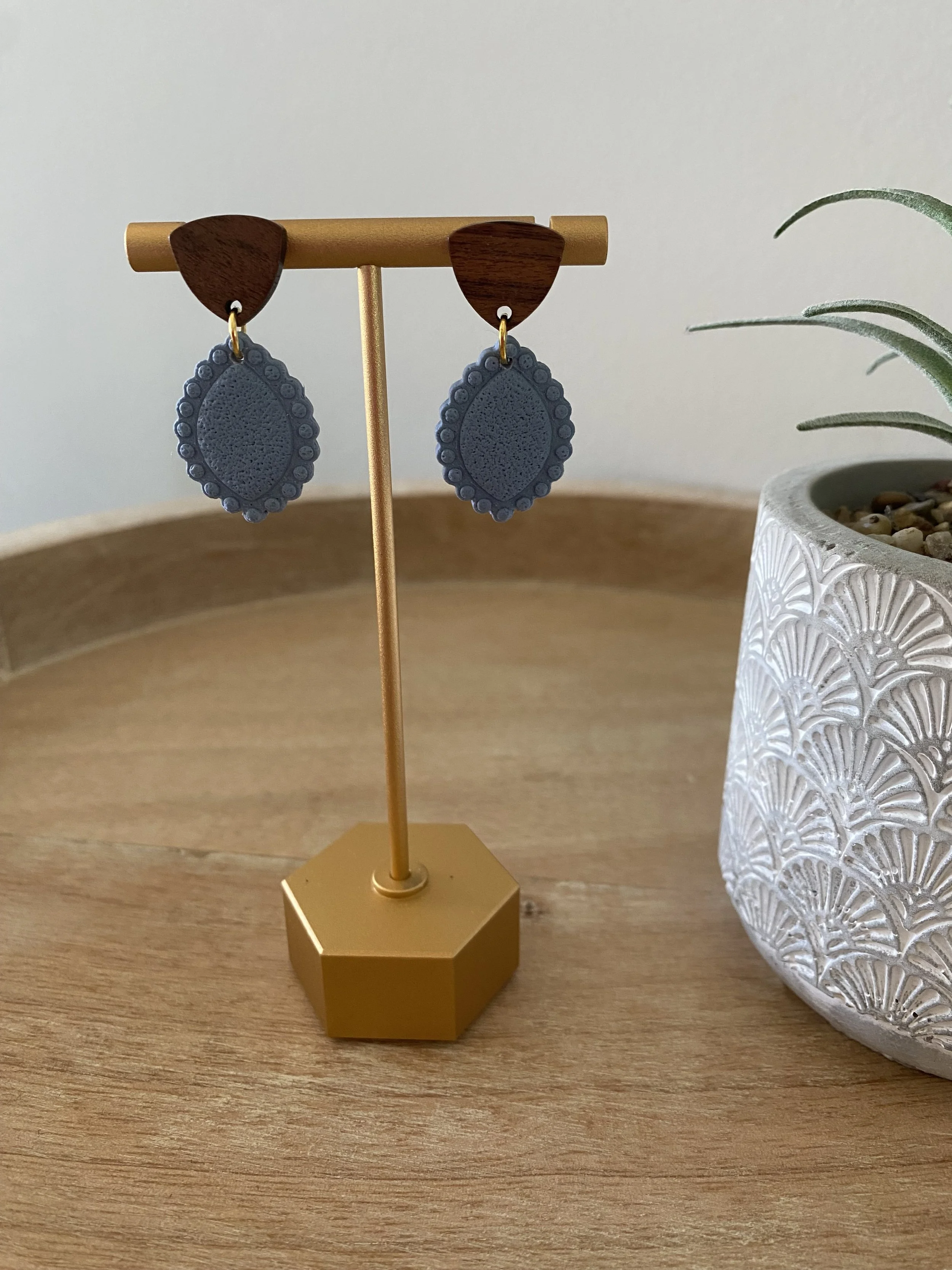 handmade polymer clay earrings