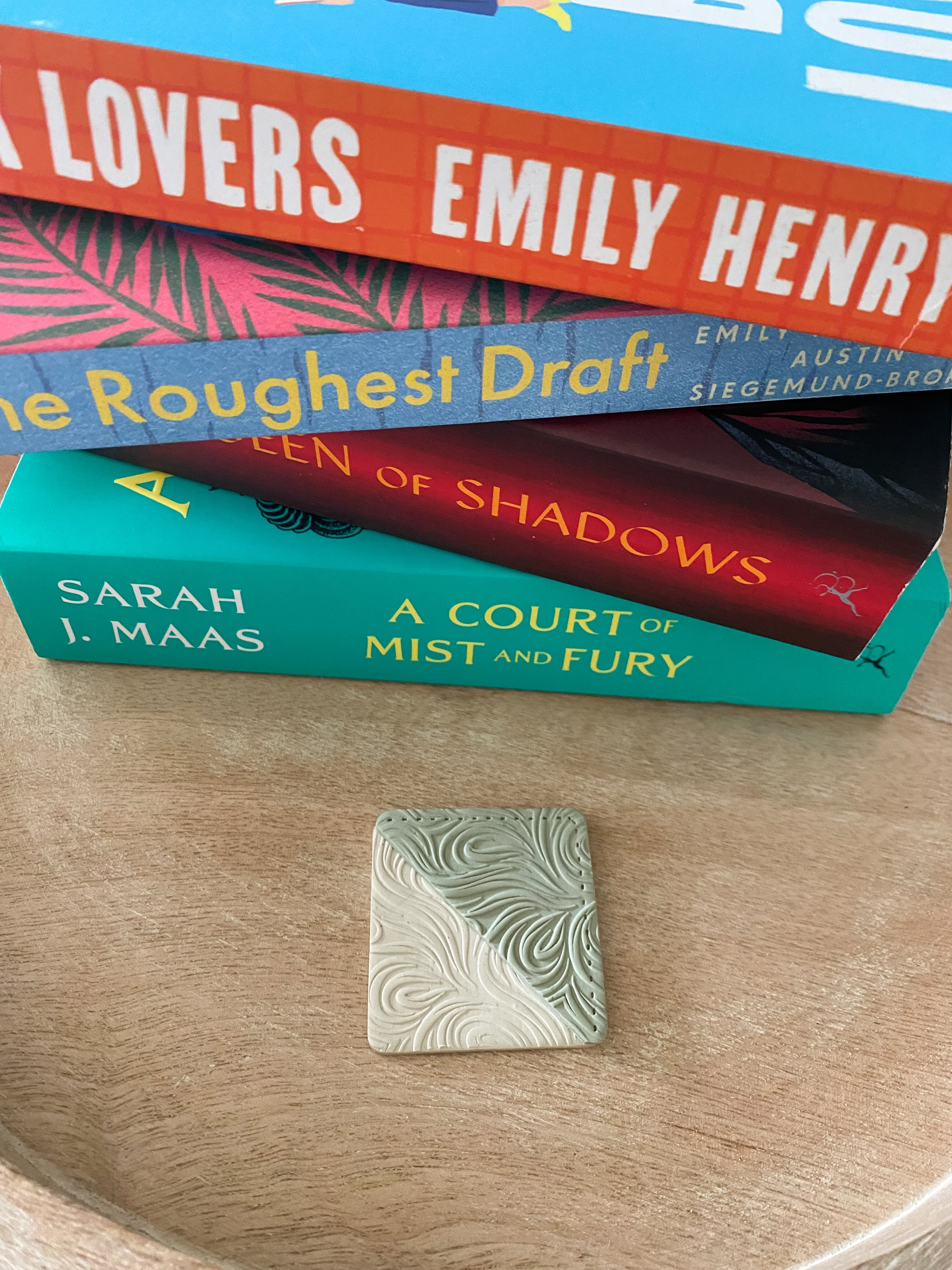 Handmade polymer clay corner bookmarks for book lovers. Unique, bookish reading accessories crafted by Sunny Creek Clay. Perfect gifts for avid readers and teachers.