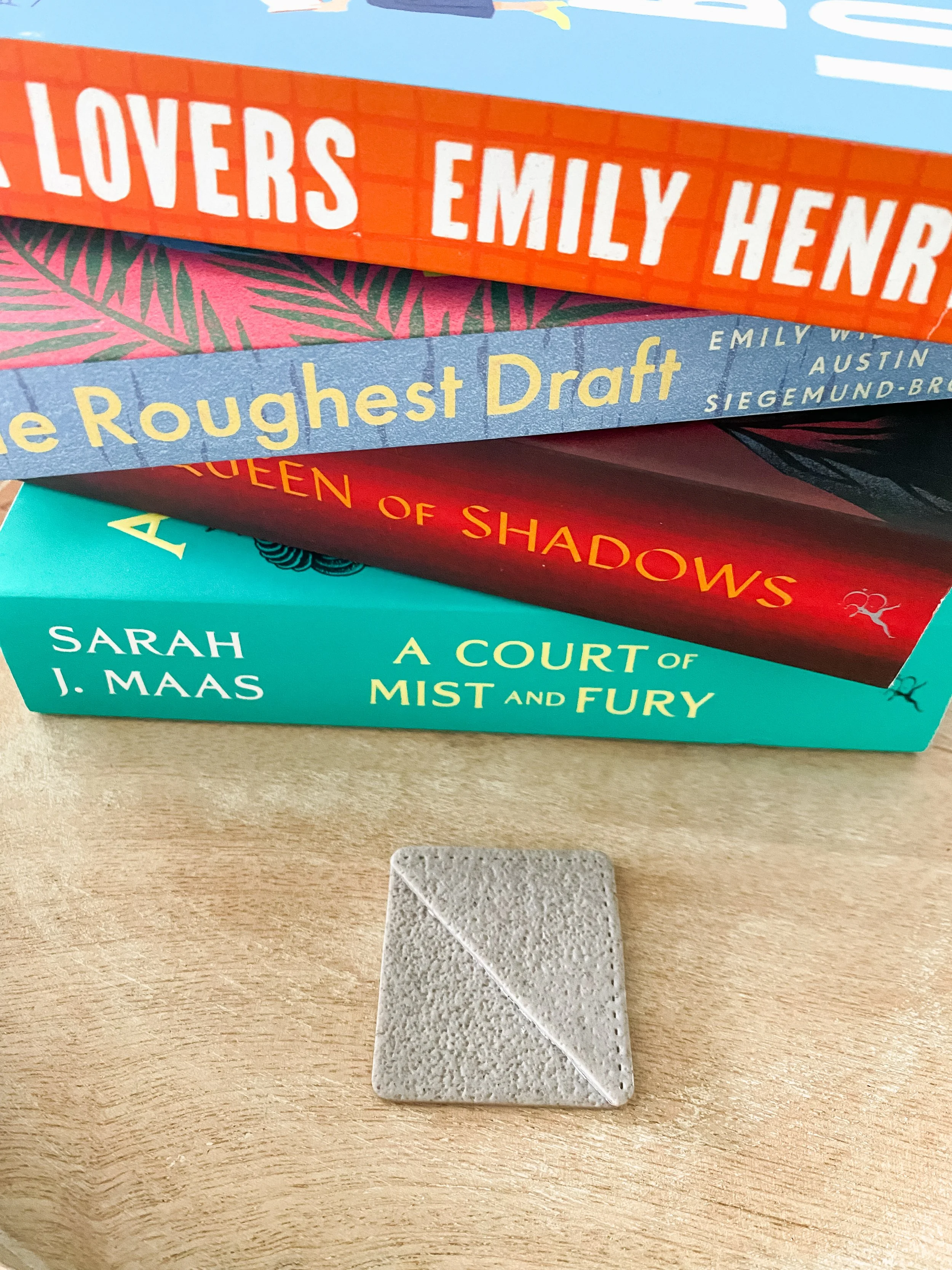 Handmade polymer clay corner bookmarks for book lovers. Unique, bookish reading accessories crafted by Sunny Creek Clay. Perfect gifts for avid readers and teachers.