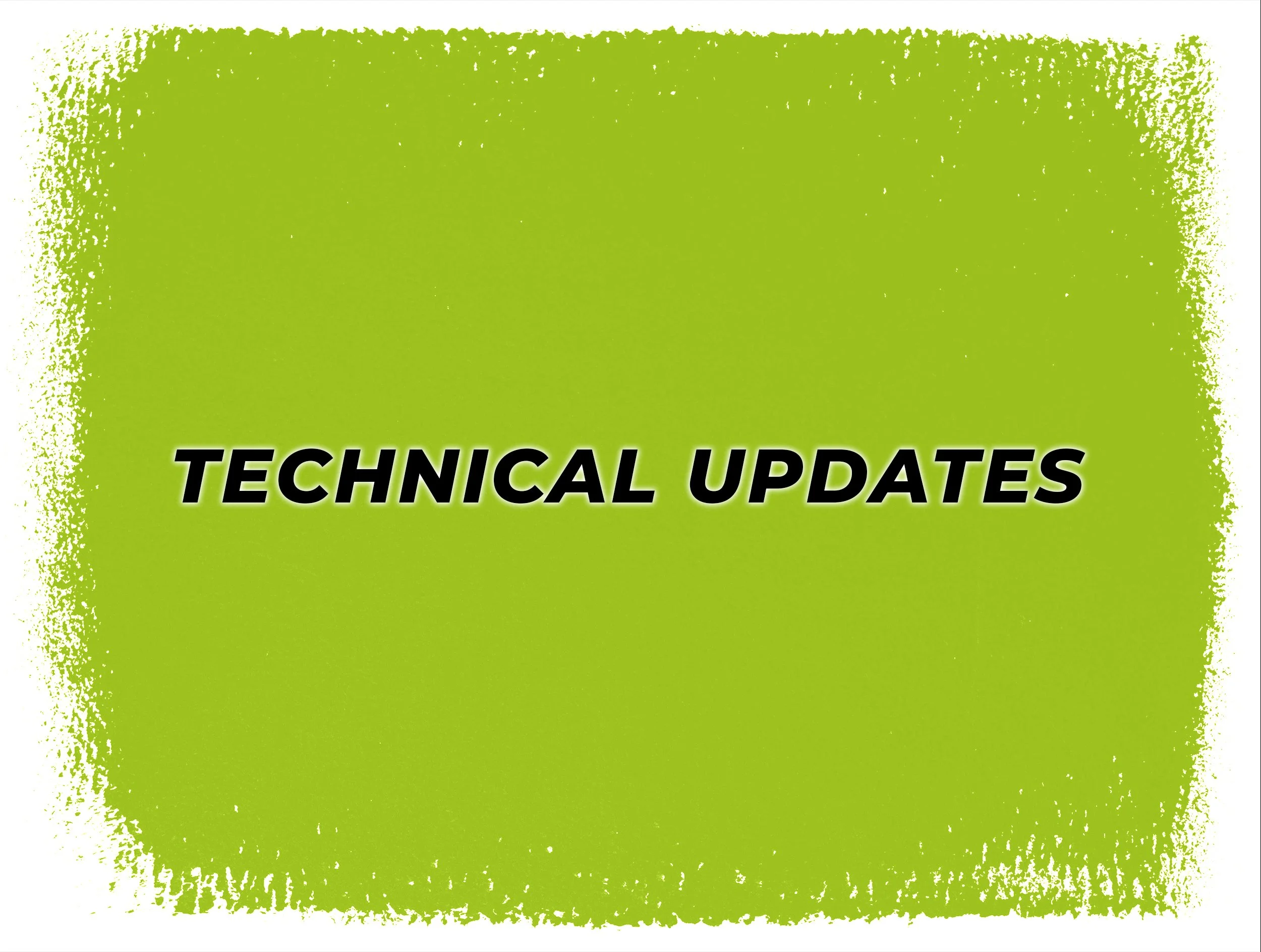 Technical Updates - April 24, 2026