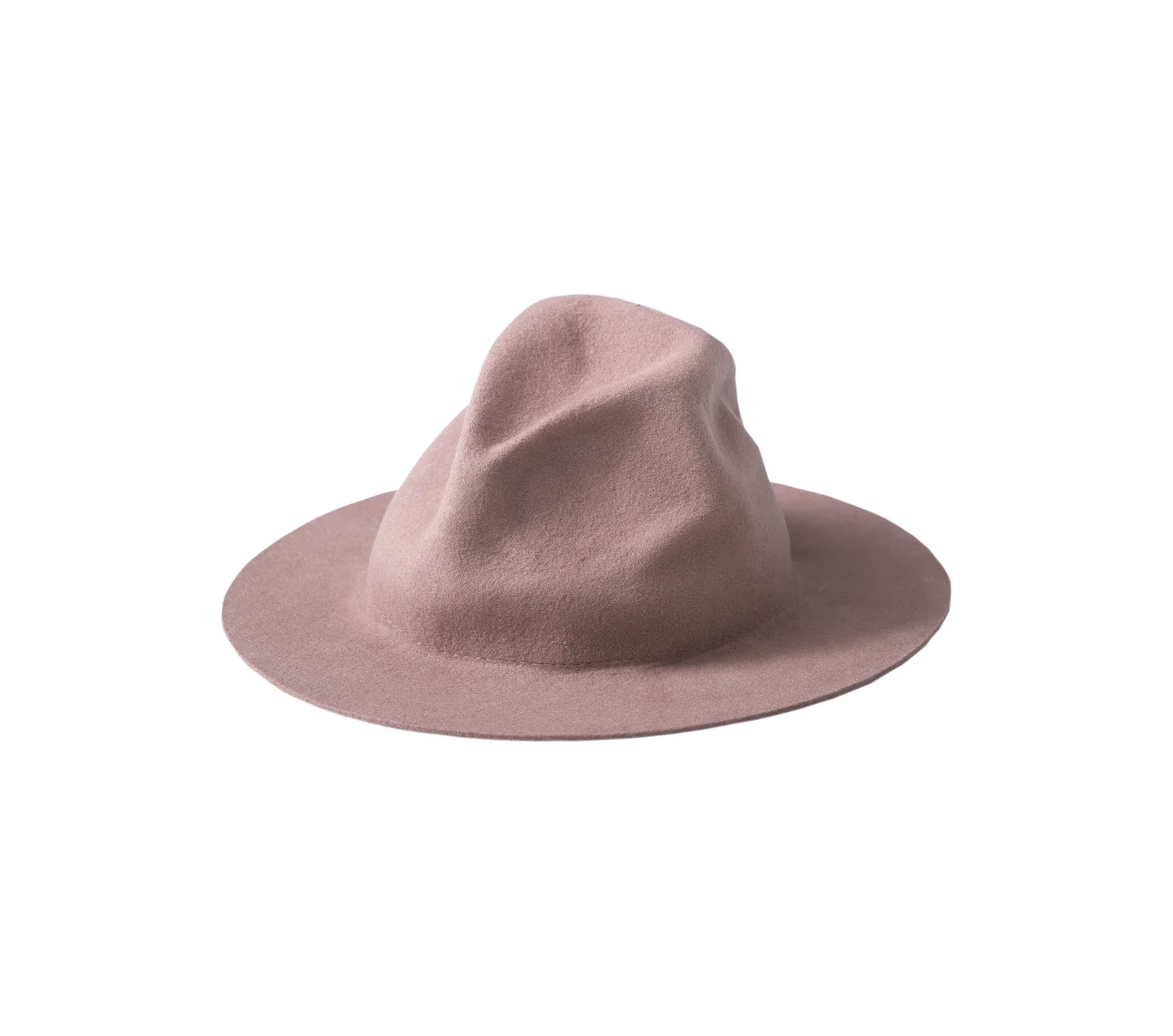 Nordstrom Fedora Wool Hat Blush -  Pink/Tan  NWT NWT Brixton Soft Pink Fedora Hat main image 2