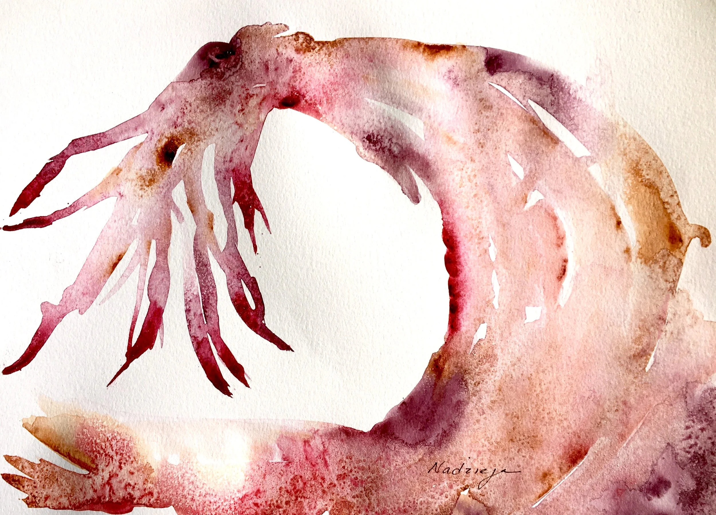 Carried Away
Watercolor on Paper
11" x 14"
