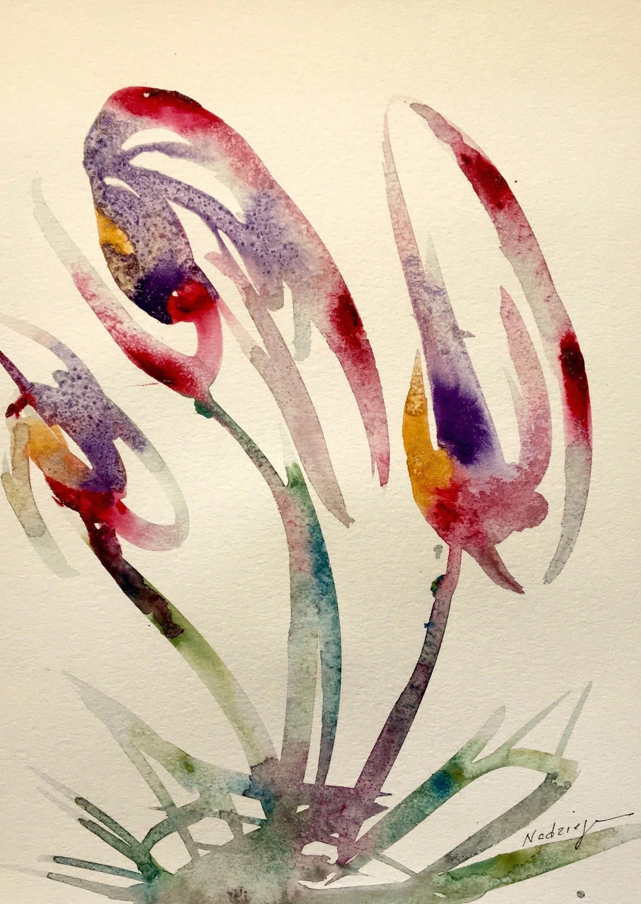 Sublime
Watercolor and India Ink on Paper
14" x 11"