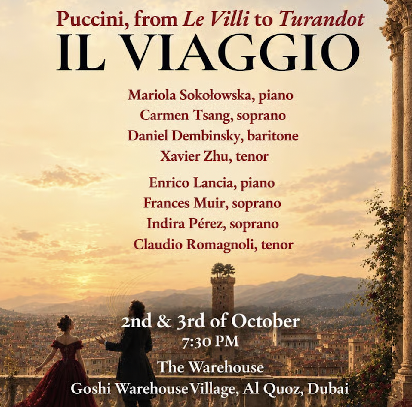 Opera Concert: An evening of Puccini Aria and Ensemble