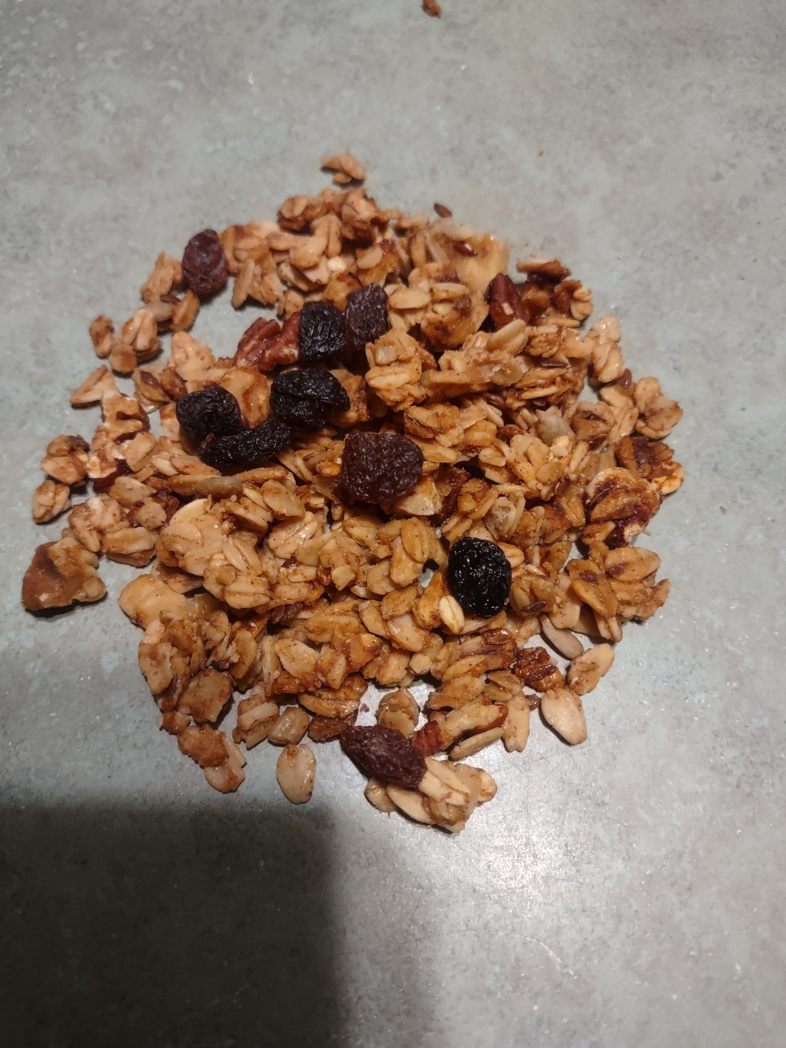 Homemade with Raisin Granola