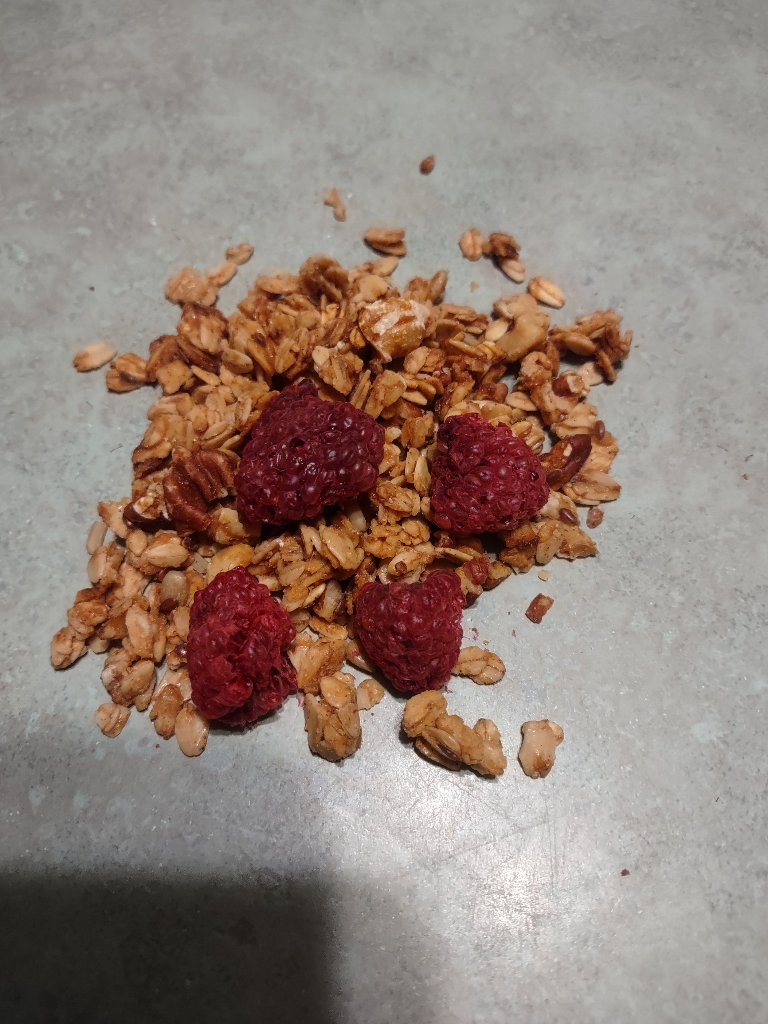 Raspberry Lemon Granola