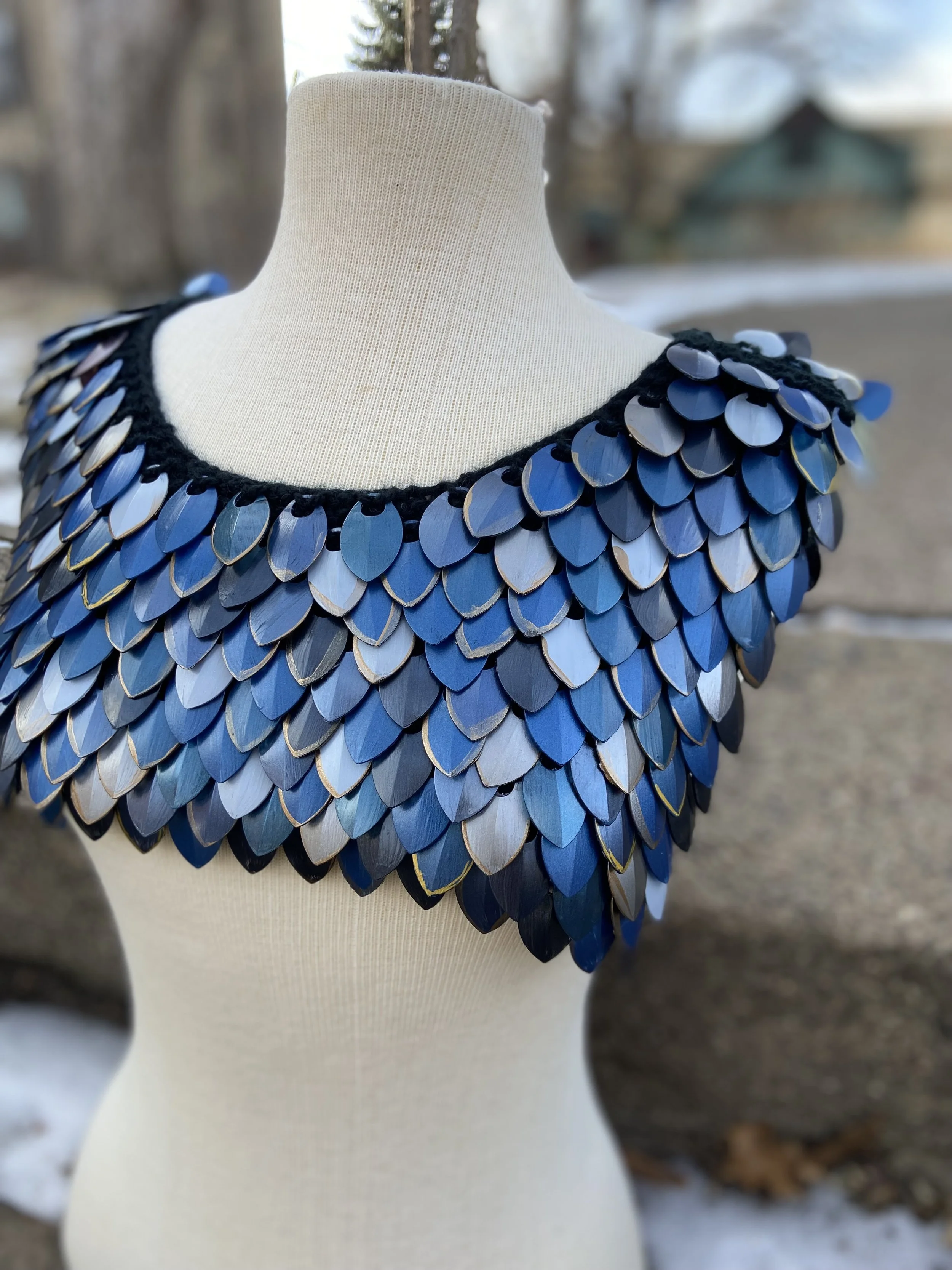 Blues Square Collar