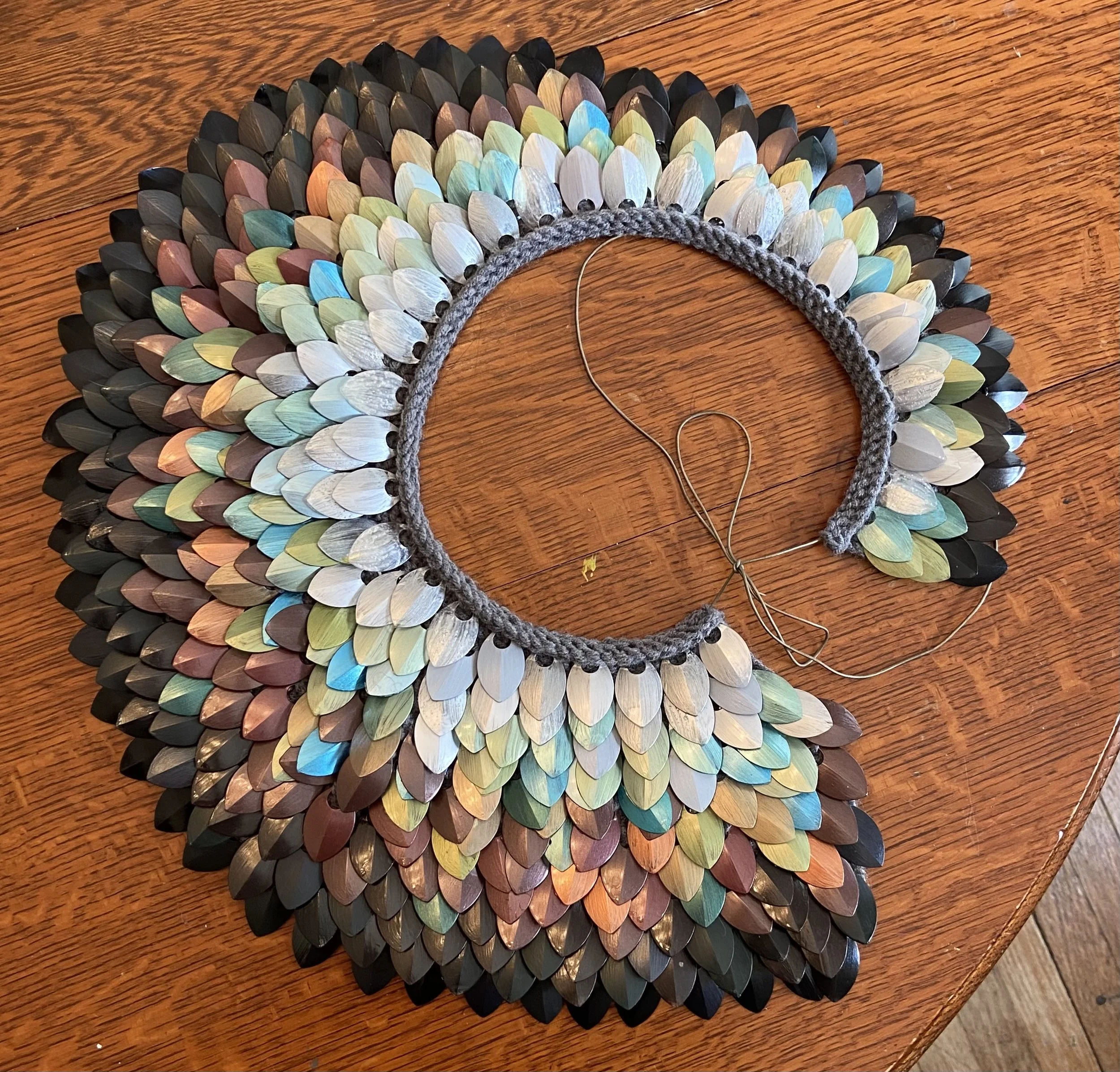 Woodland flat lay
