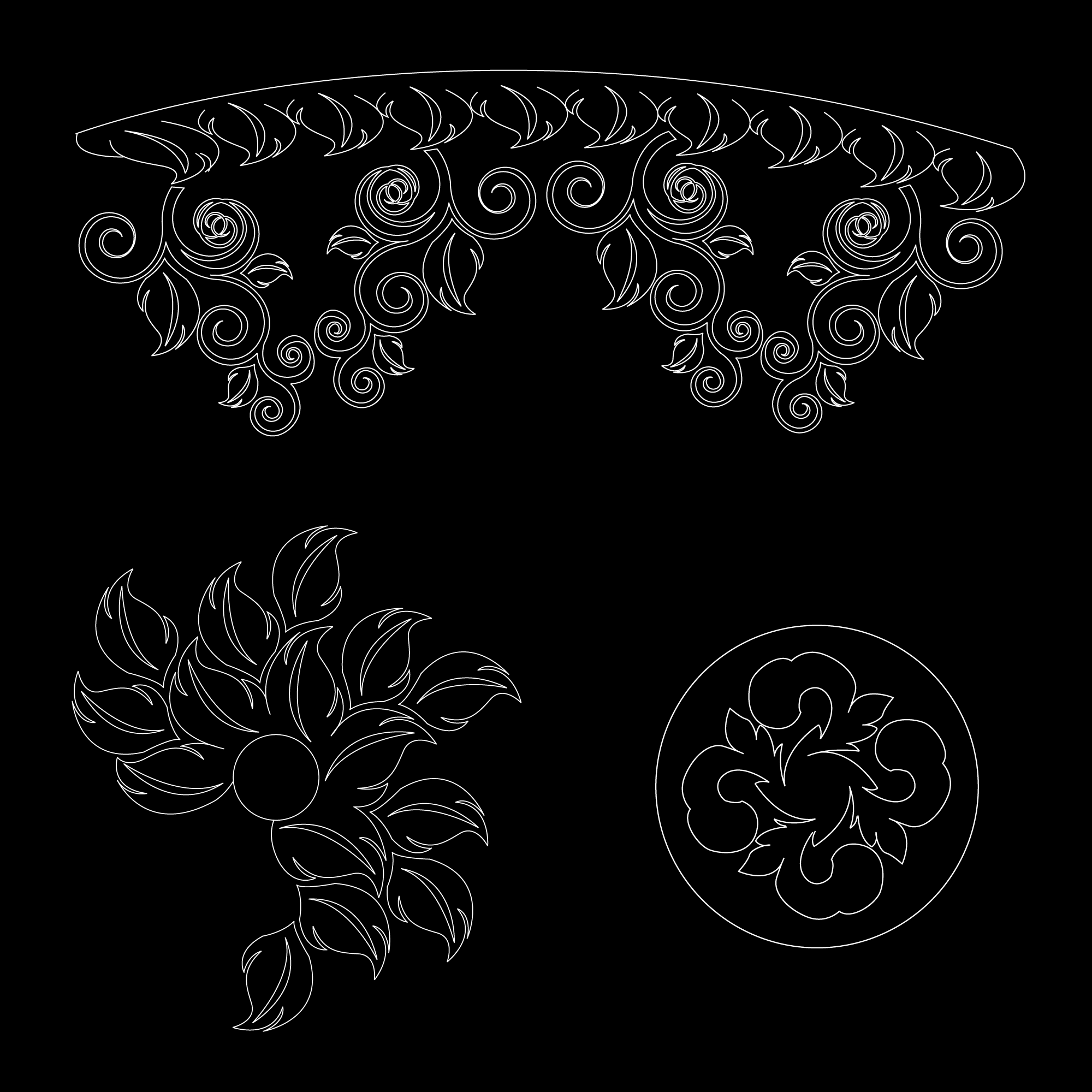 Hurricane Glass Stencils