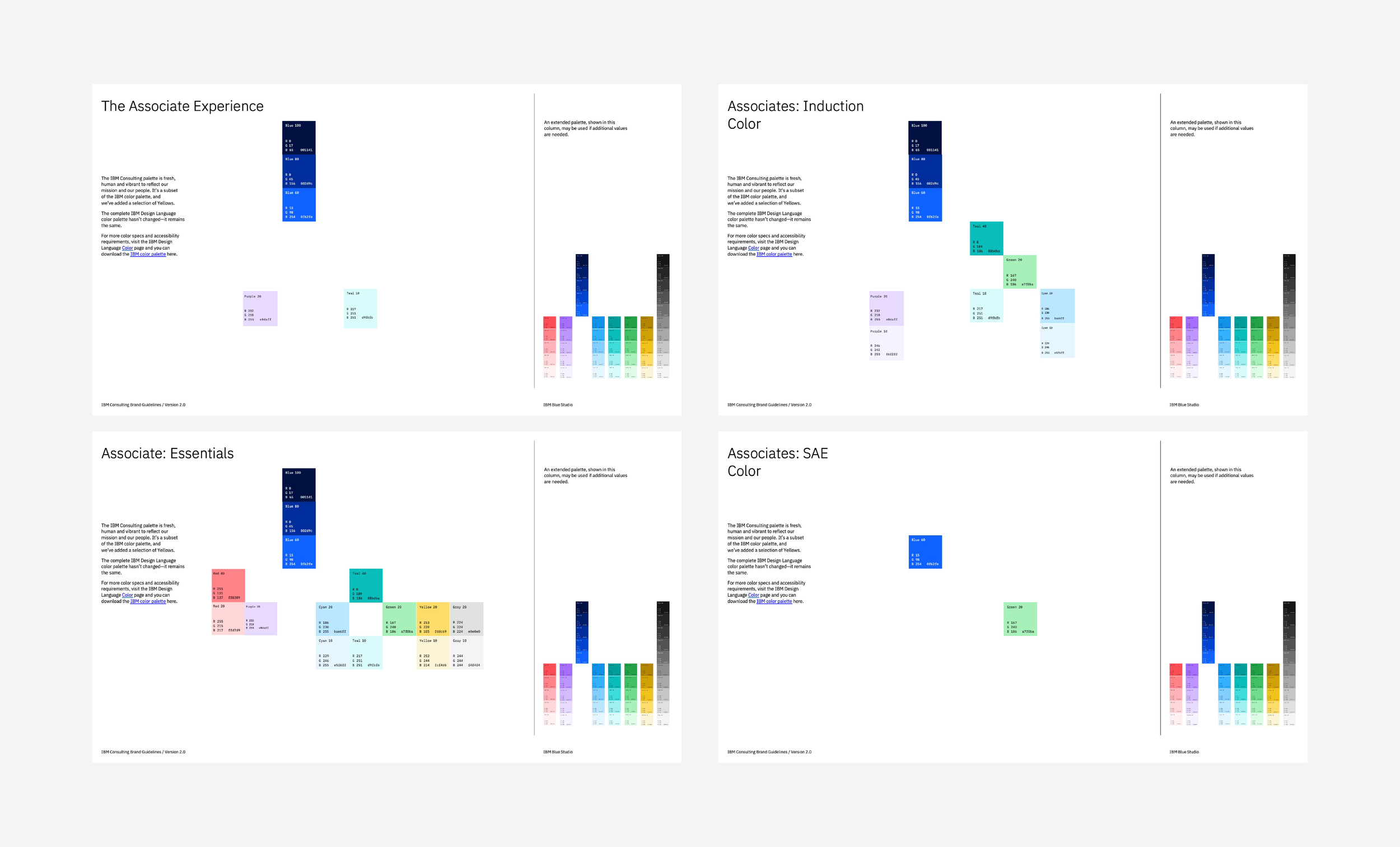 Associates Color Palettes