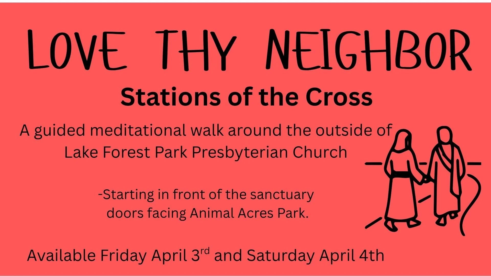 Holy Week- Coming up