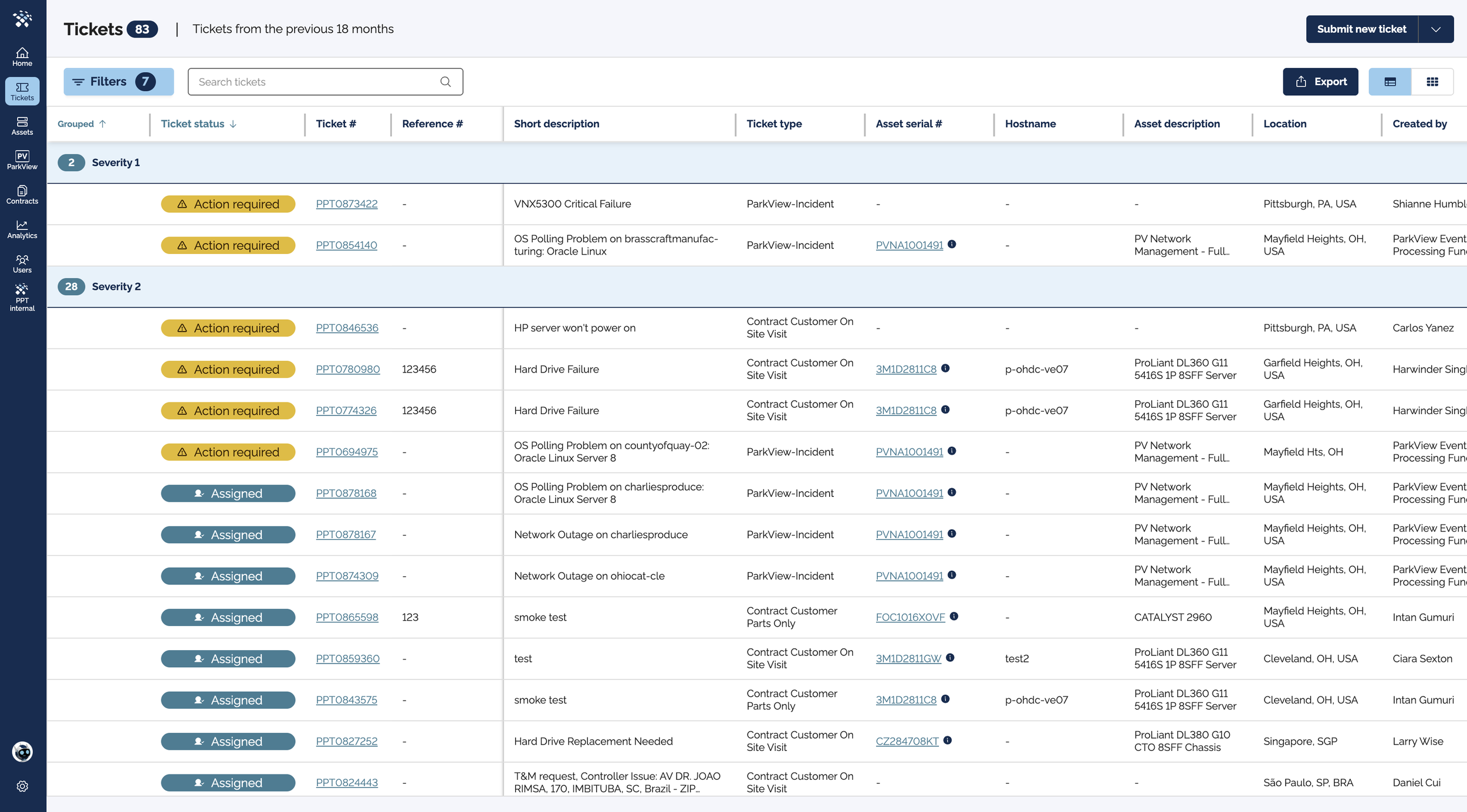 Tickets landing page using Boardwalk components and layouts