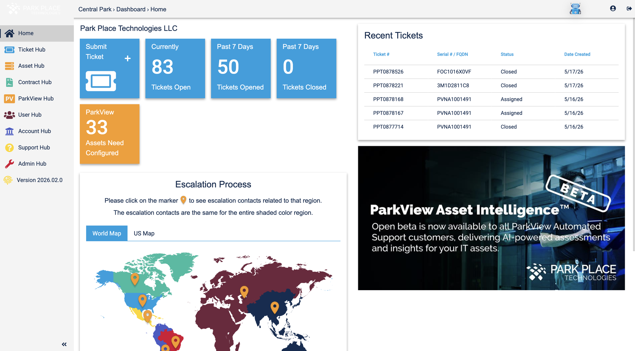 Homepage using legacy components and layouts