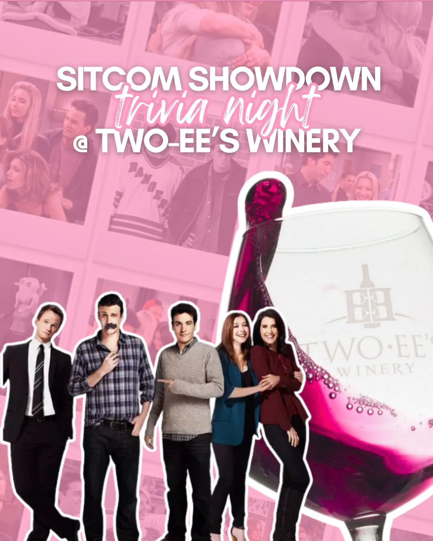 Better start practicing because June 11th will be here before we know it!!!! 📺🍷

SITCOM SHOWDOWN (AKA, trivia night!) is coming up soon... so we hope you&rsquo;re free this weekend because it&rsquo;s time to lock in and binge all the timeless favs!