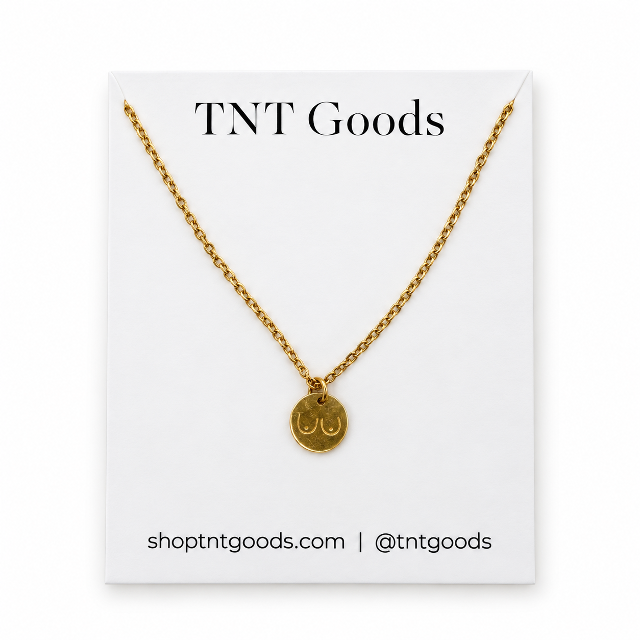 Breastie Necklace