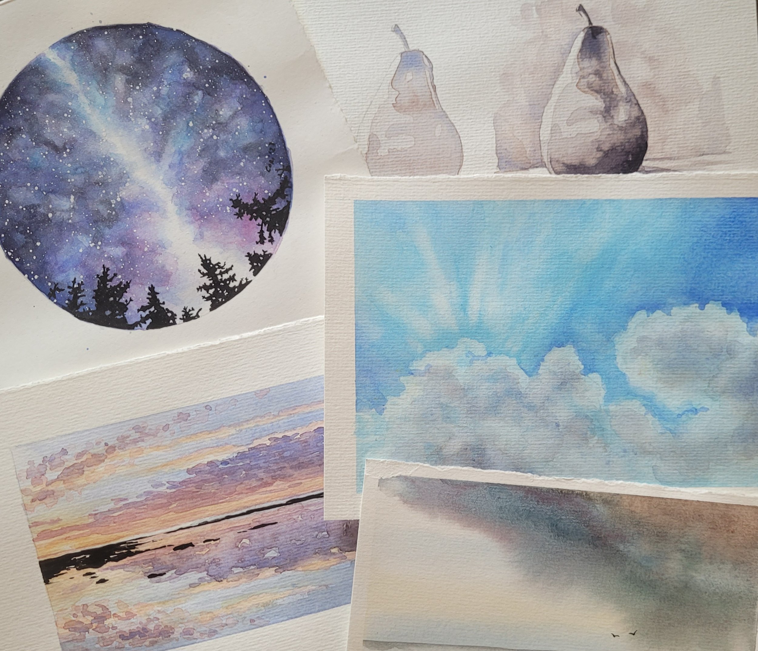 Watercolour with Cori (17 yrs +)