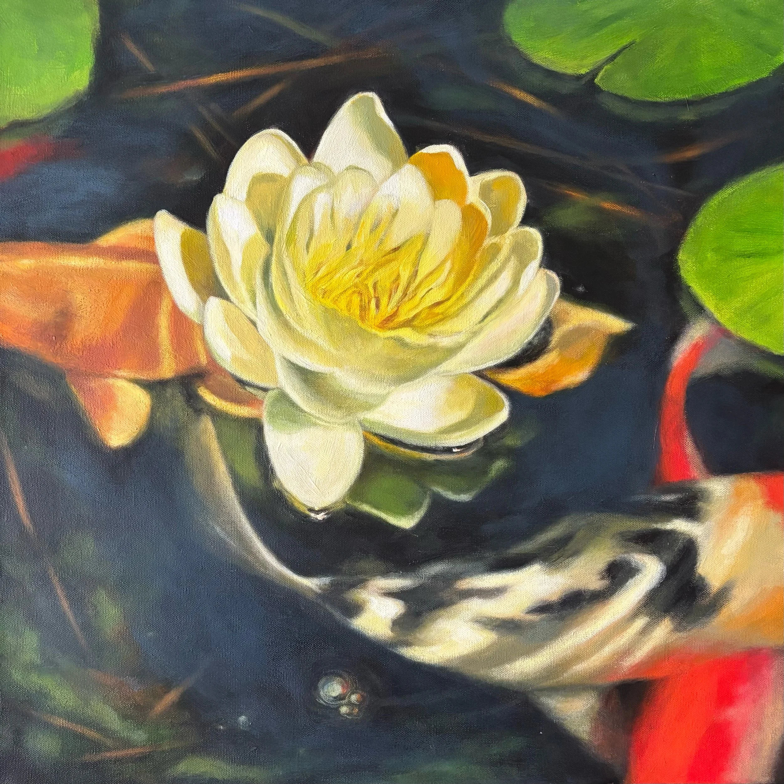 Nadine Baker, 'Pause', 24x24.JPEG