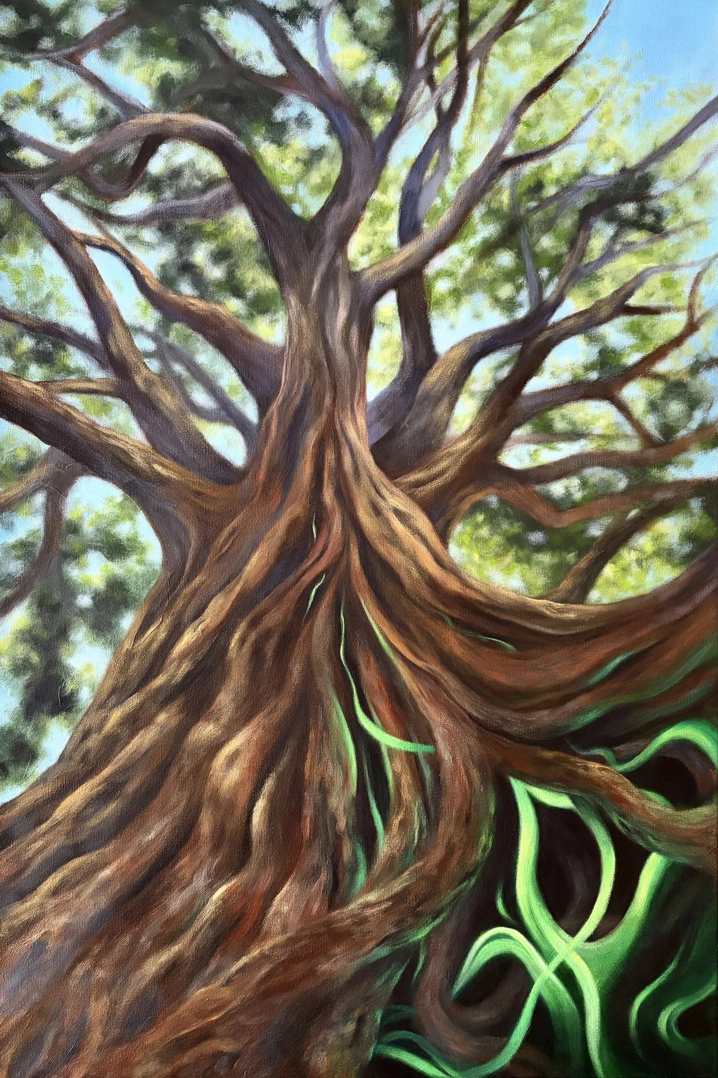 Nadine Baker, 'Terra Mater', 24x36, acrylic.jpeg