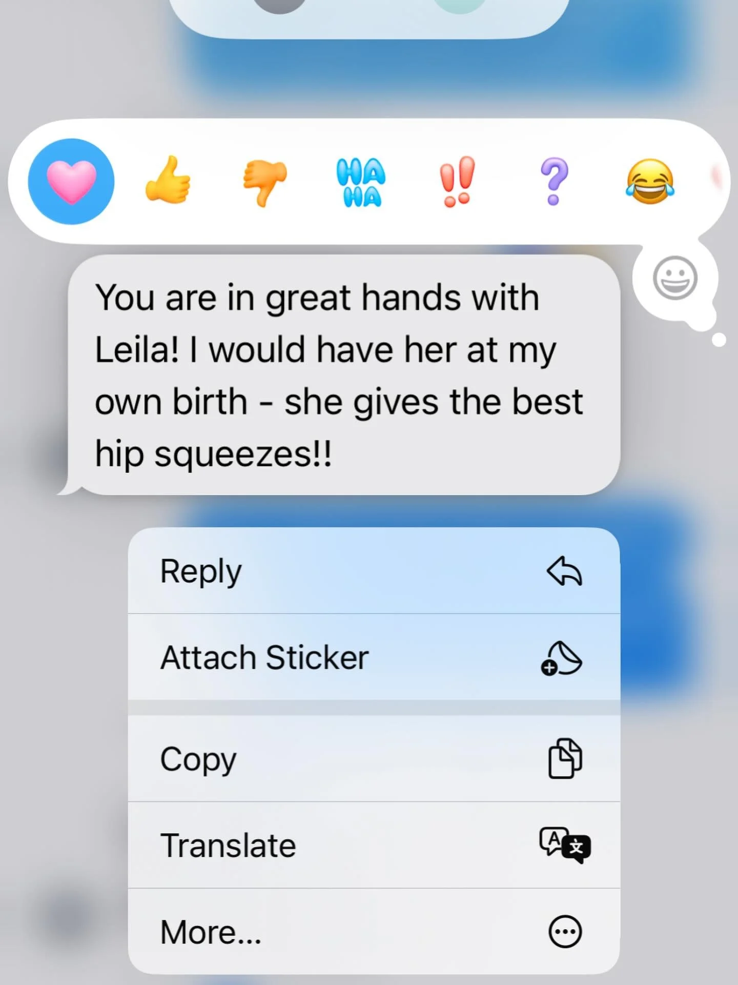 I want to gush for a second about the incredible @wyld_garden 😍 they sent me as back up to a birth on Monday, and when I saw this text to the client, I nearly burst into tears! Mel has been such an incredible mentor and friend to me throughout my jo