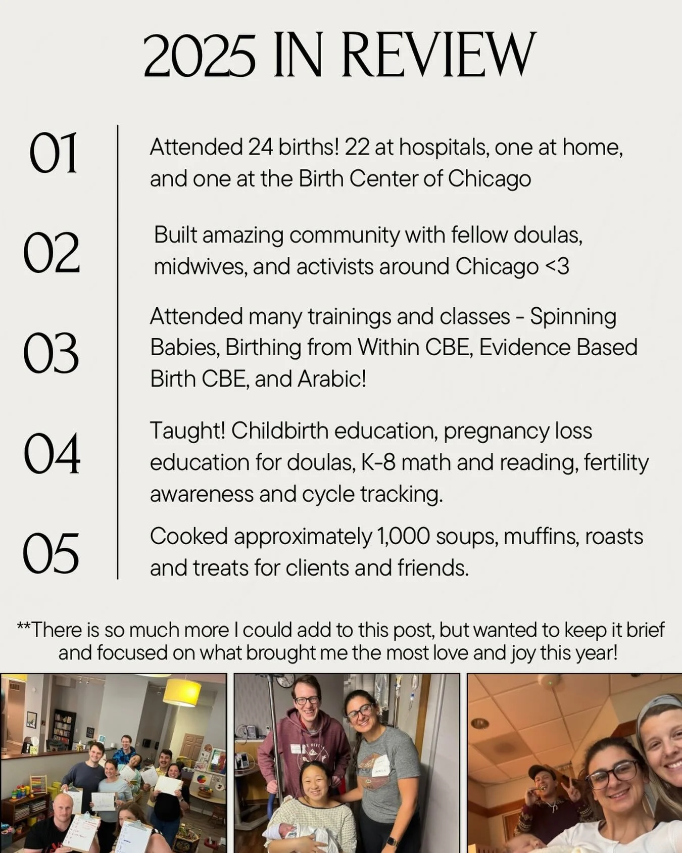 2025 was filled with so much, both incredible joys and extreme lows. I want to start the new year by highlighting some of the things that I feel most proud of in 2025! I'm not a numbers girl, but if you're curious for a breakdown of things like epidu