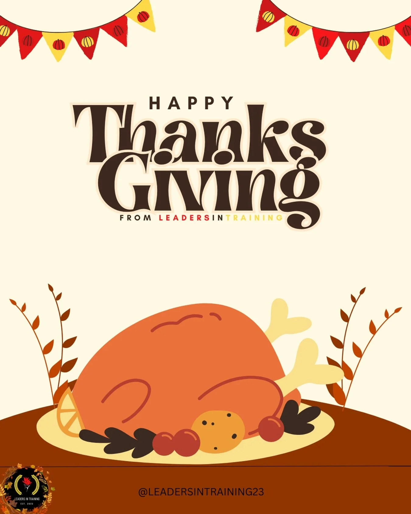 Happy Thanksgiving from Leaders In Training!
Today we&rsquo;re grateful for our mentors, mentees, families, and every hand that reaches back to lift another.
Mentoring is giving &mdash; and giving is love in action.