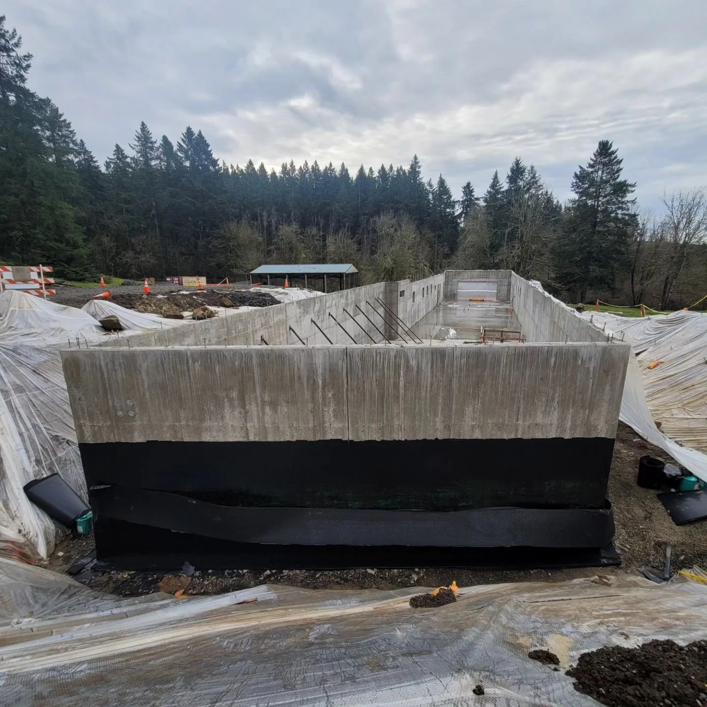 View this morning from Parrott Creek's construction site in Oregon City. SO exciting to see the vision coming to life! 

When this project is complete 40 new beds will support Oregon's youth  desparately in need of behavioral healthcare and substance