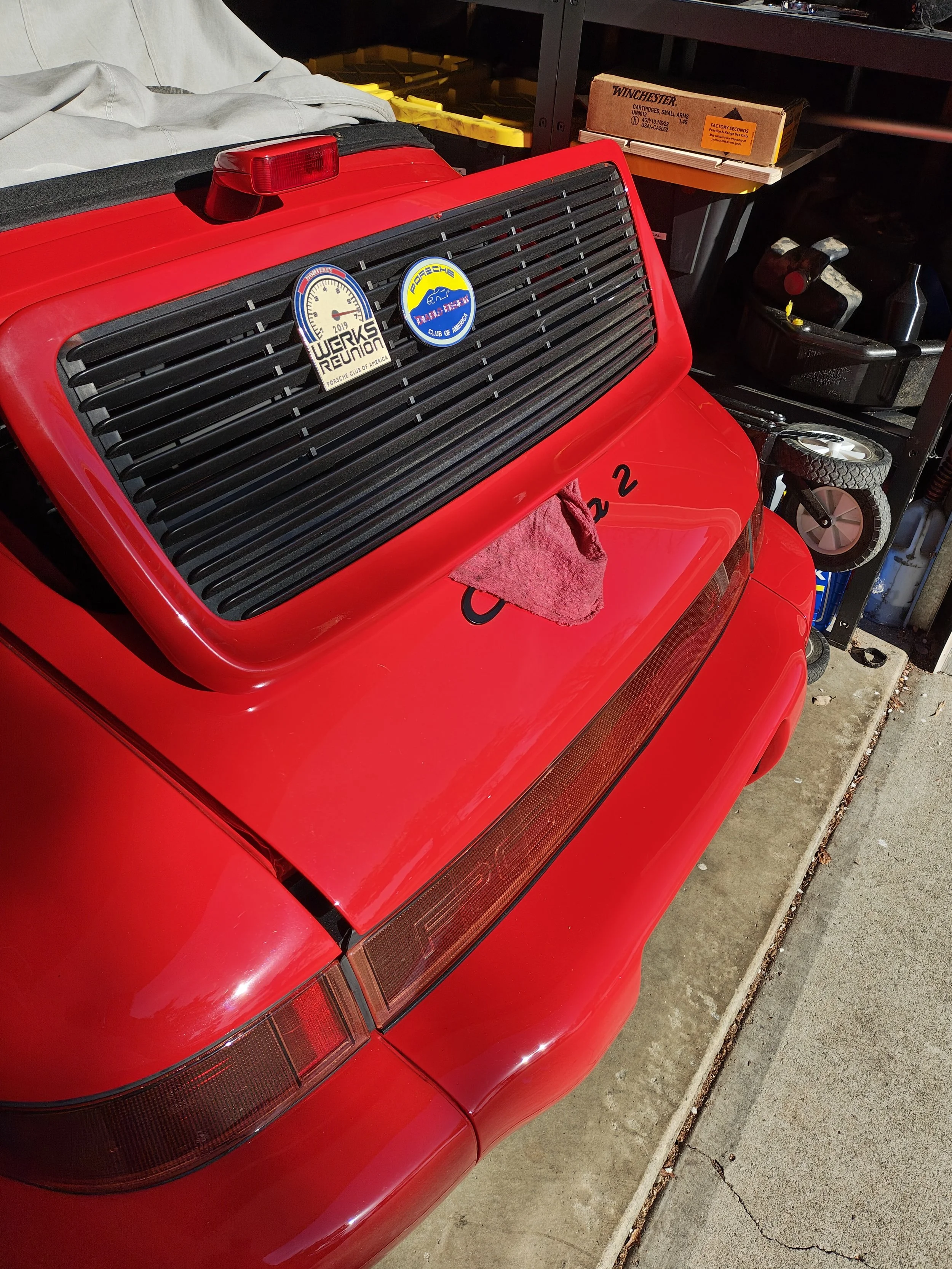 After you remove the 2nd bolt, support the wing.  I suggest putting a rag under the center to prevent it from rubbing against the hood.