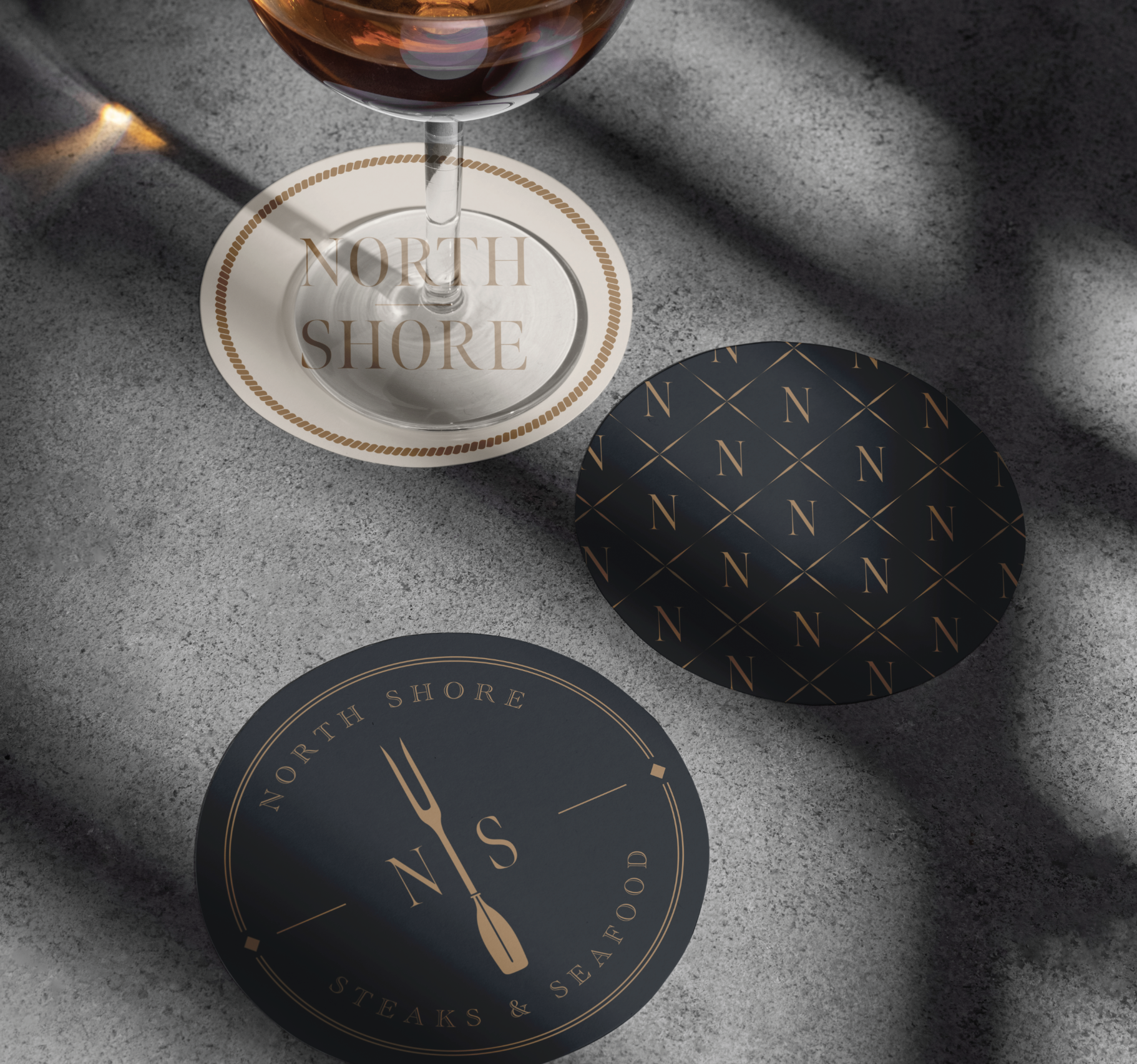 North Shore Steaks & Seafood  |  Logo + Branding