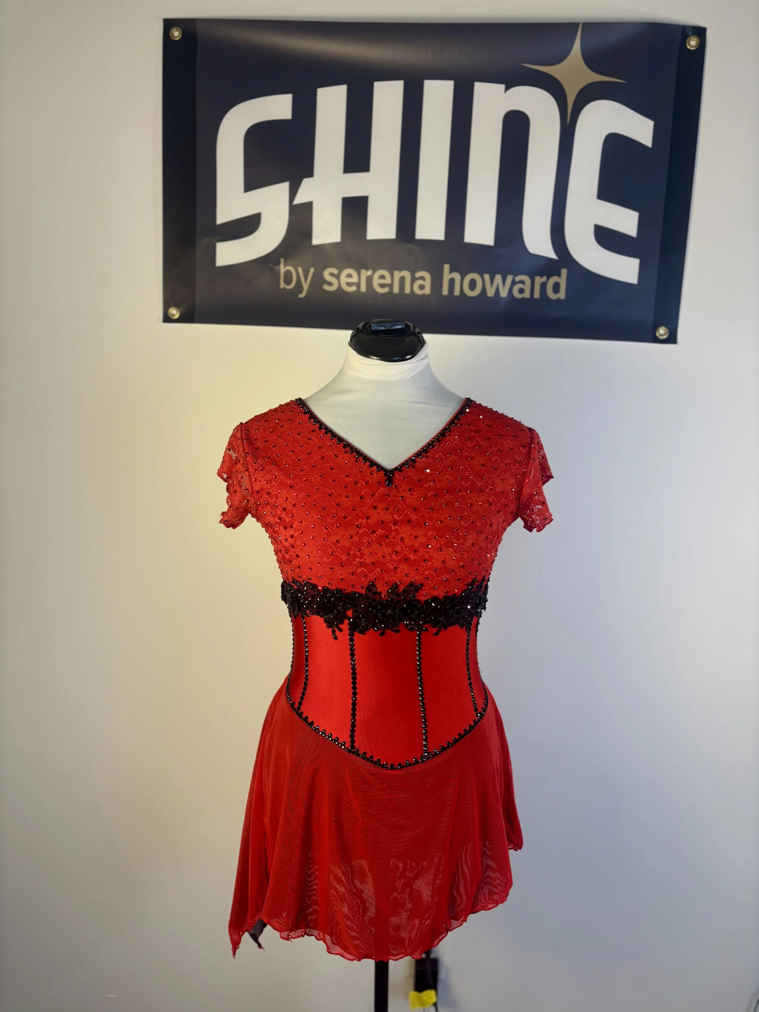 Moulin Rouge Red & Black Dress