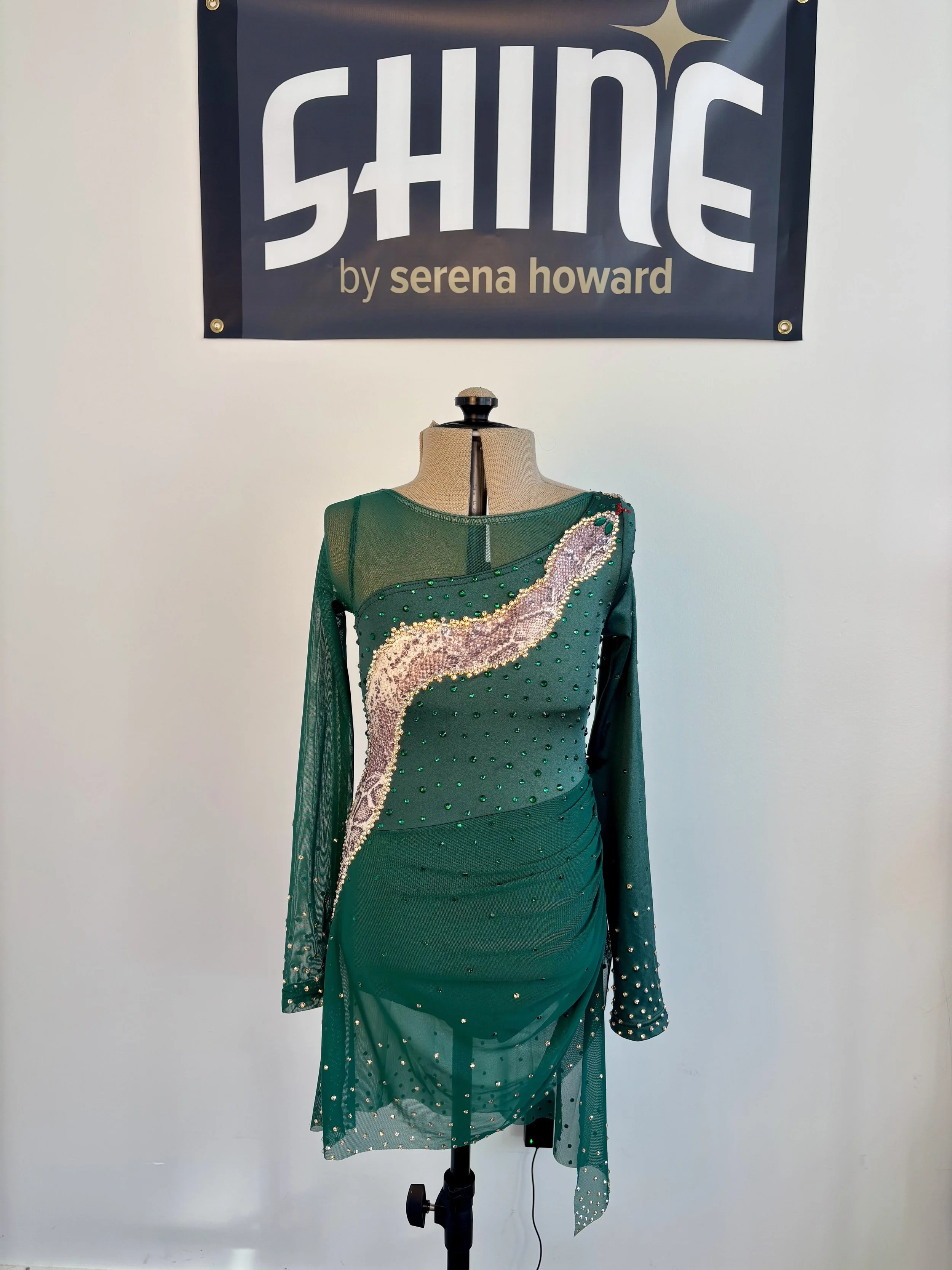 Medusa Themed Figure Skating Dress
