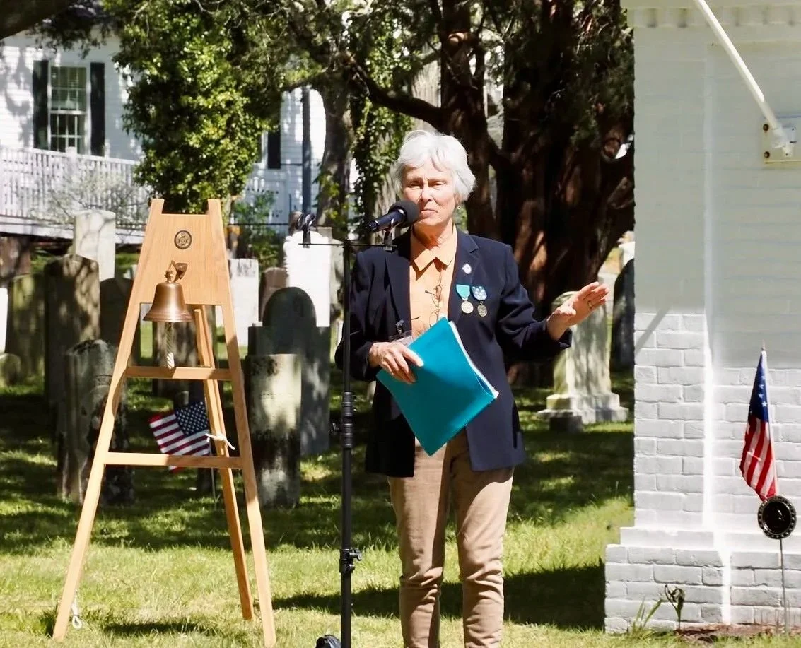 Dennis Historical Commission Chair leads Plaque Dedication