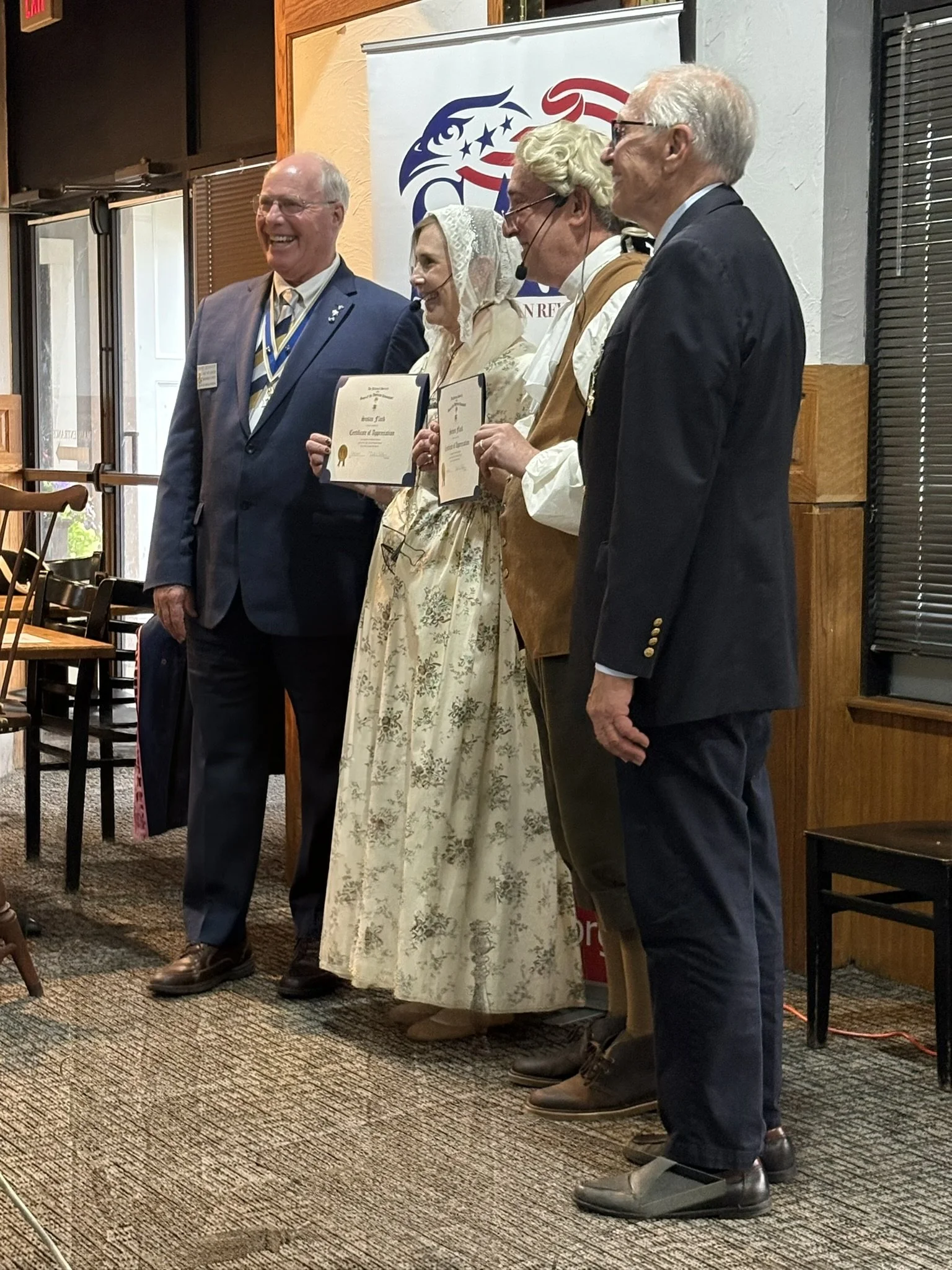A visit from John and Abigail Adams