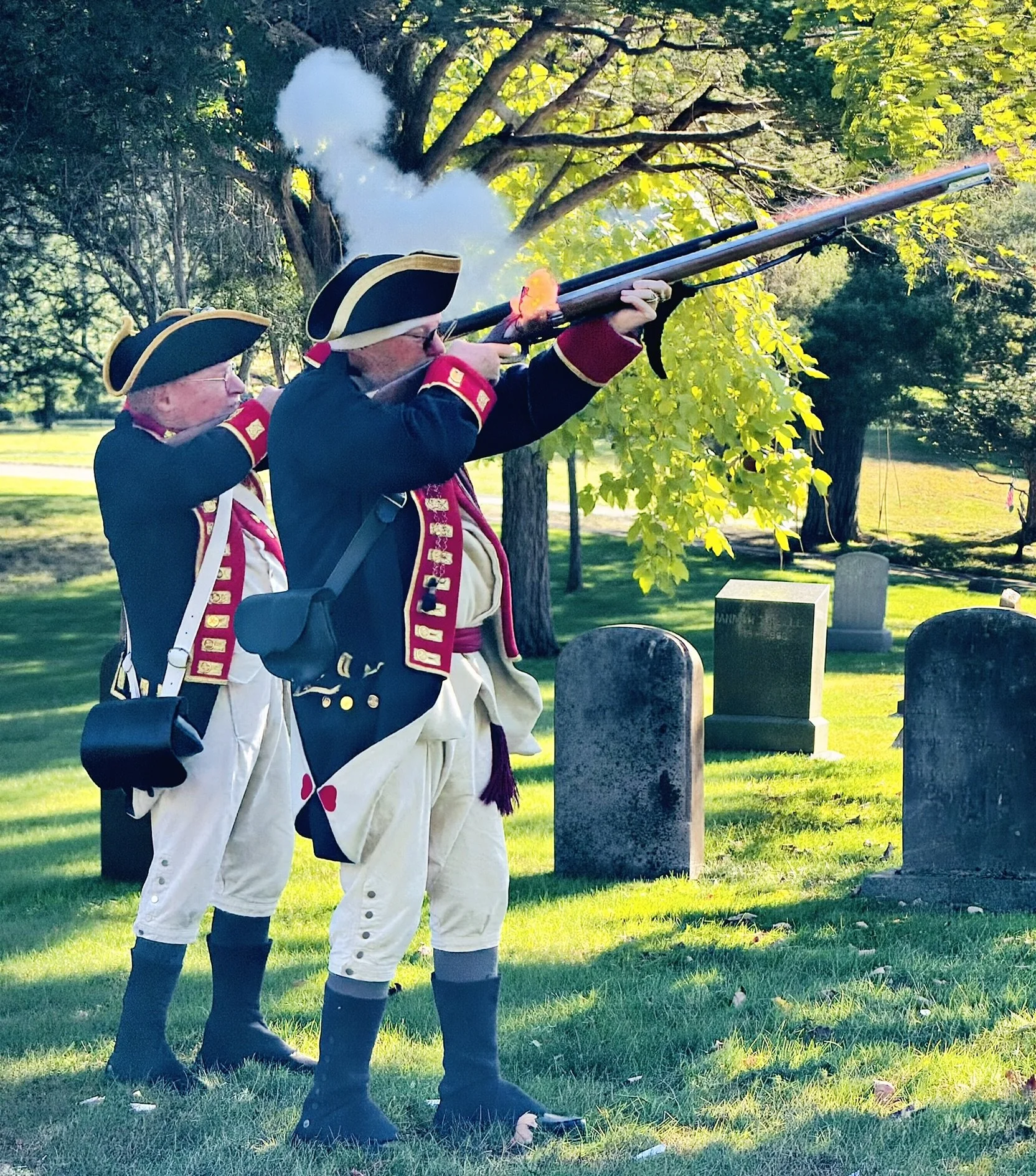 Musket Salute at Woodside Cemetery, Yarmouth Port