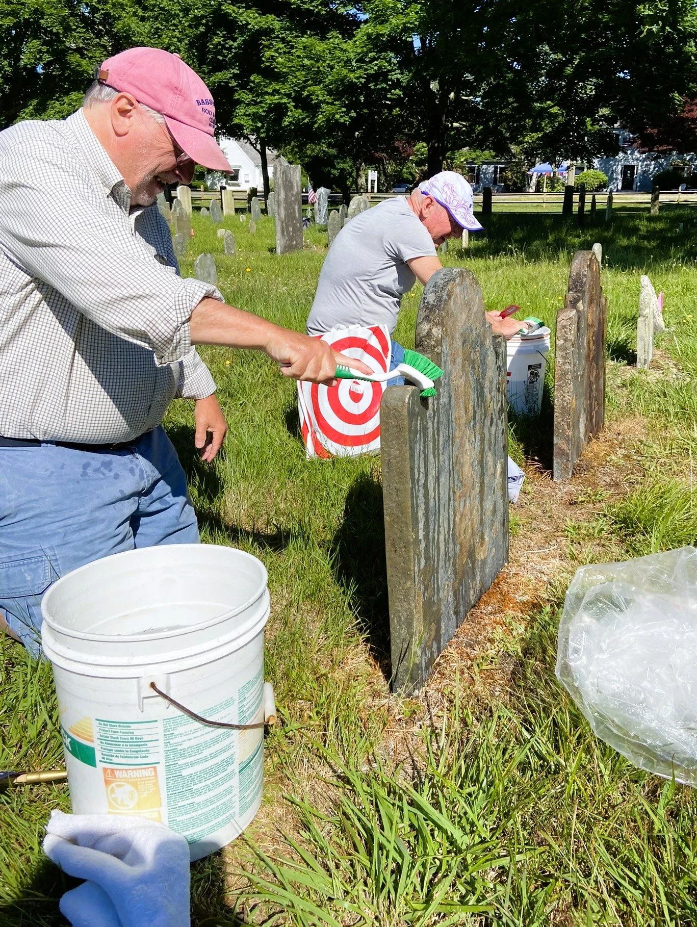 Synchronize Cleaning in Dennis Village Cemetery