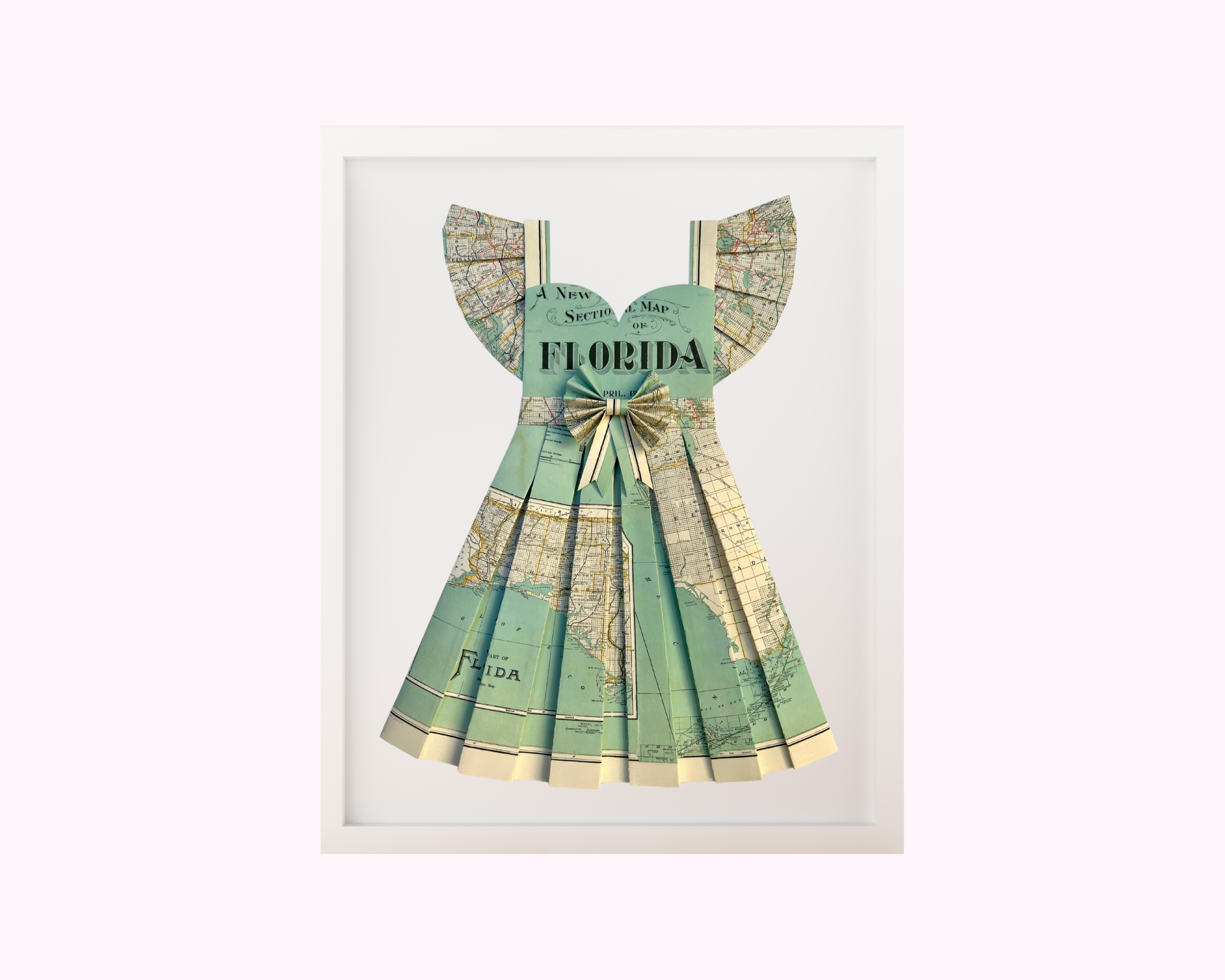 Paper Dress Artwork - Florida