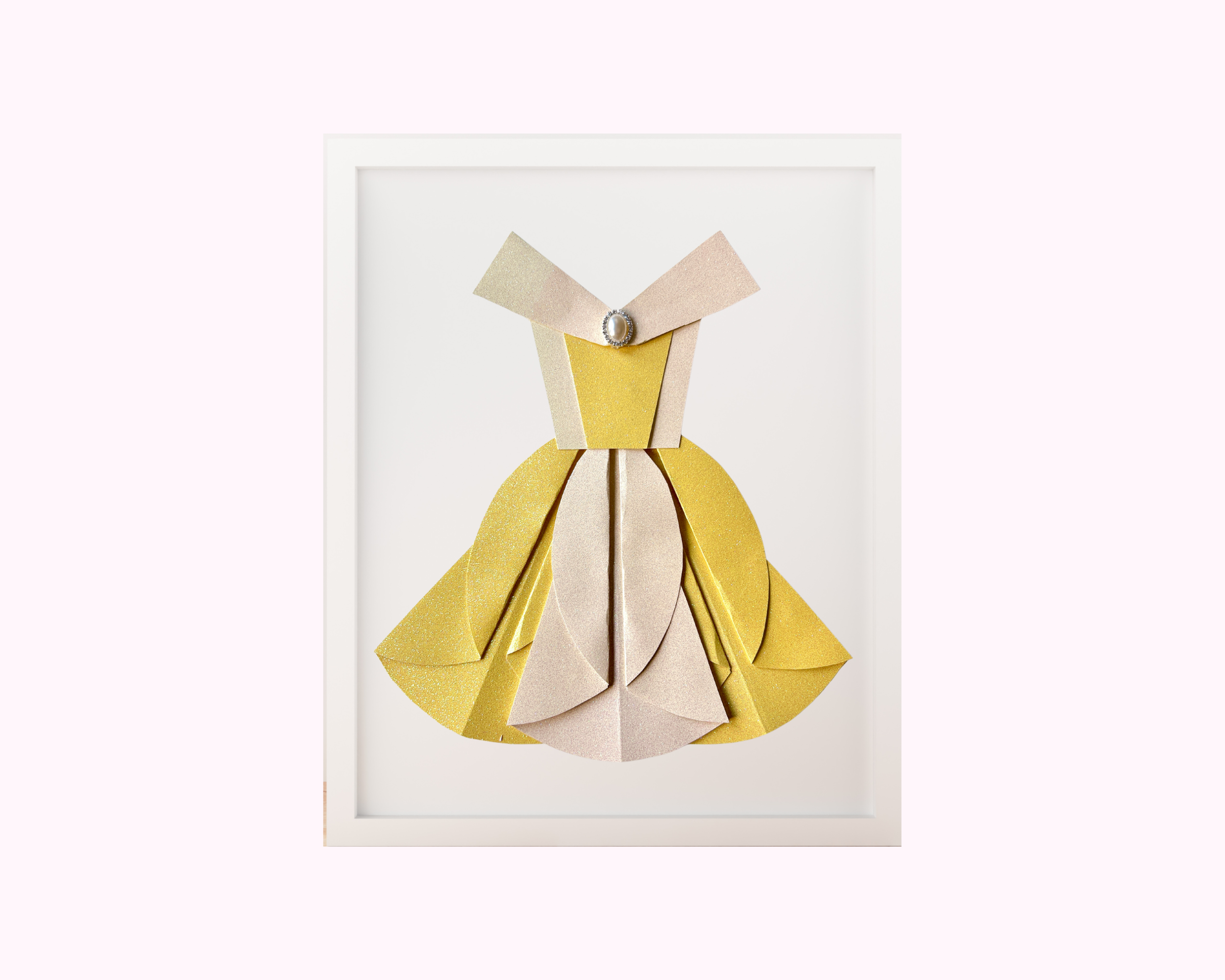 Paper Dress Artwork - Belle (Beauty and the Beast) Disney Princess
